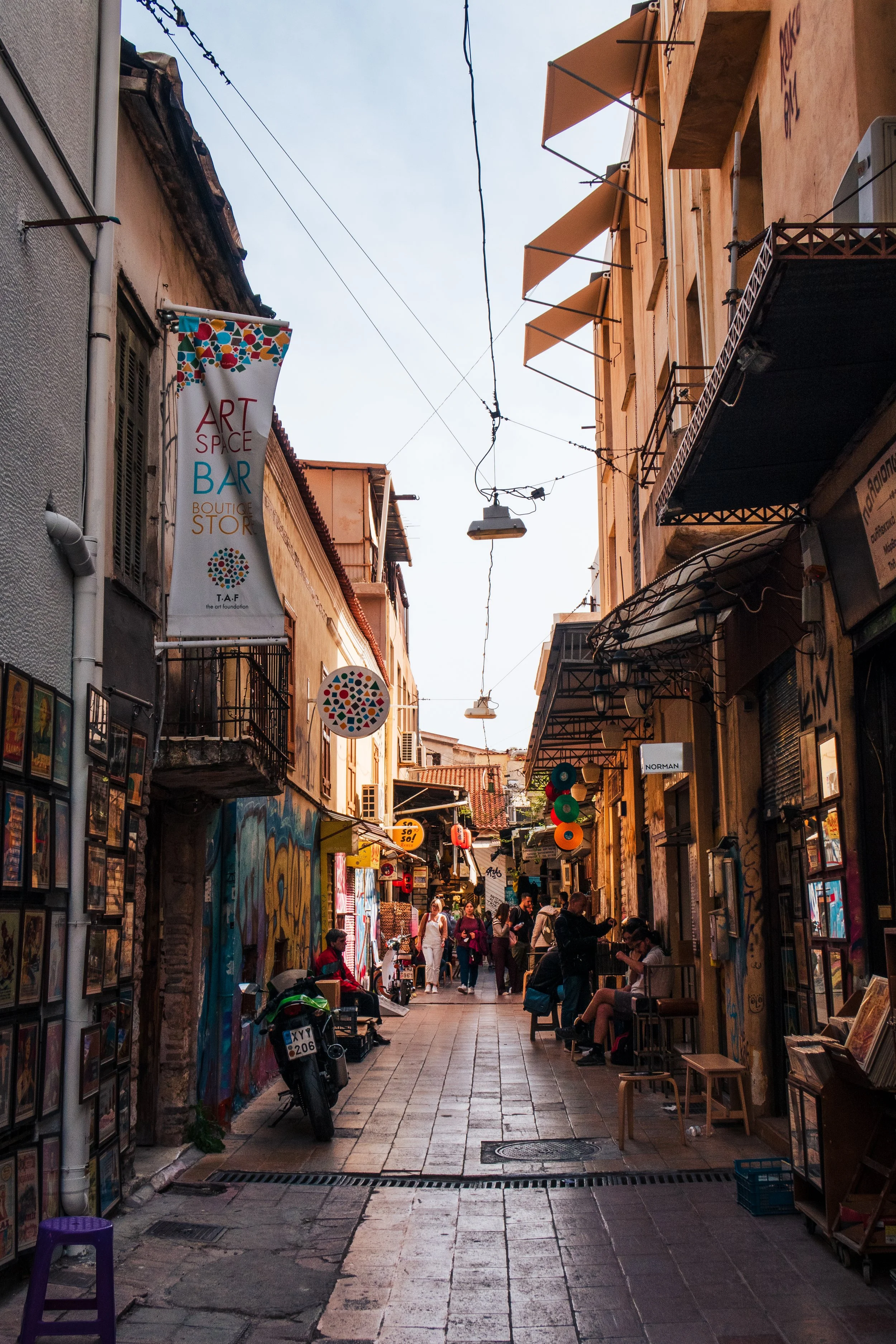 Monastiraki alleyway.