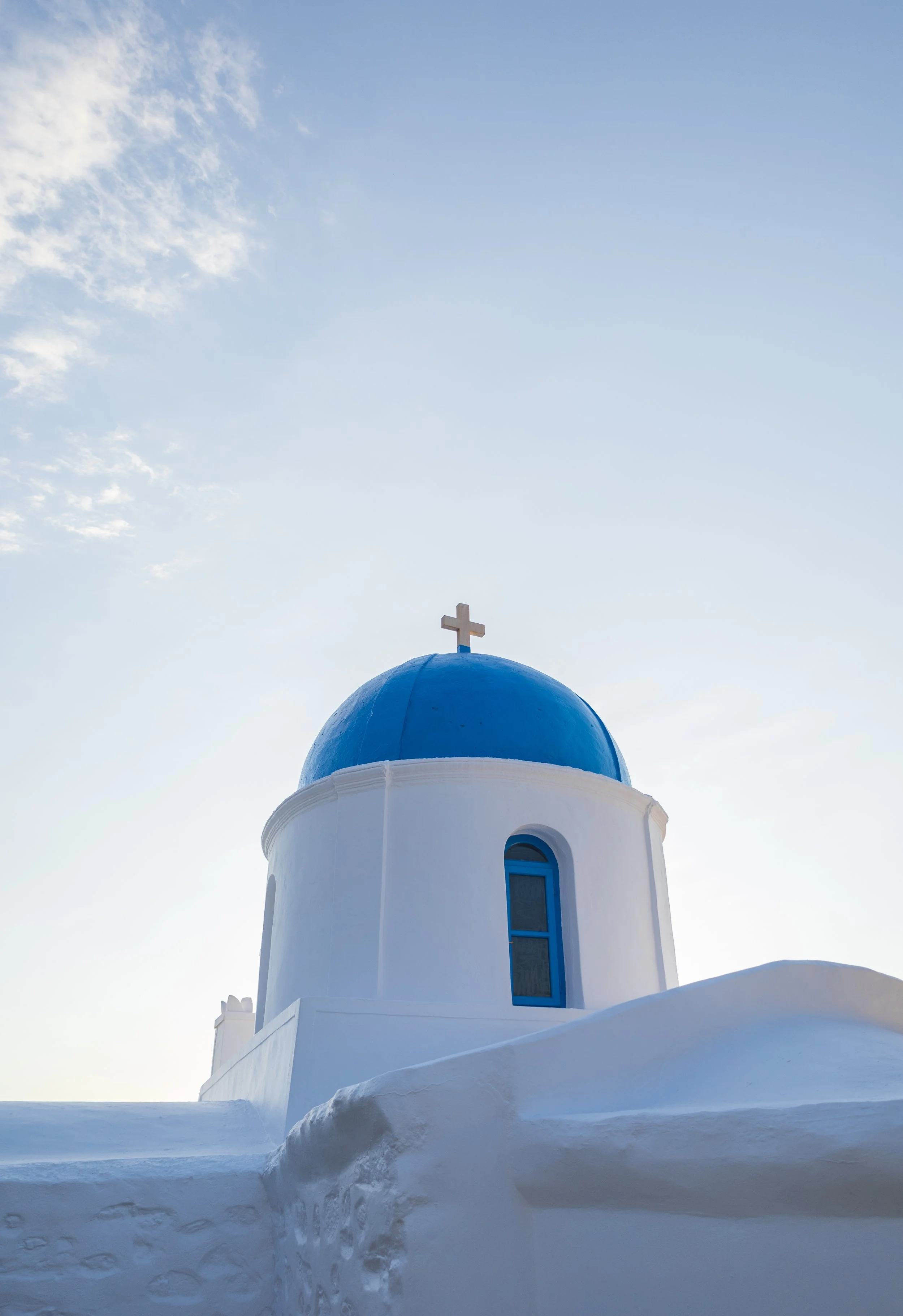 The elegance in simplicity. 
Classic Cycladic architecture at Panagia Epanachoriani, Amorgos.