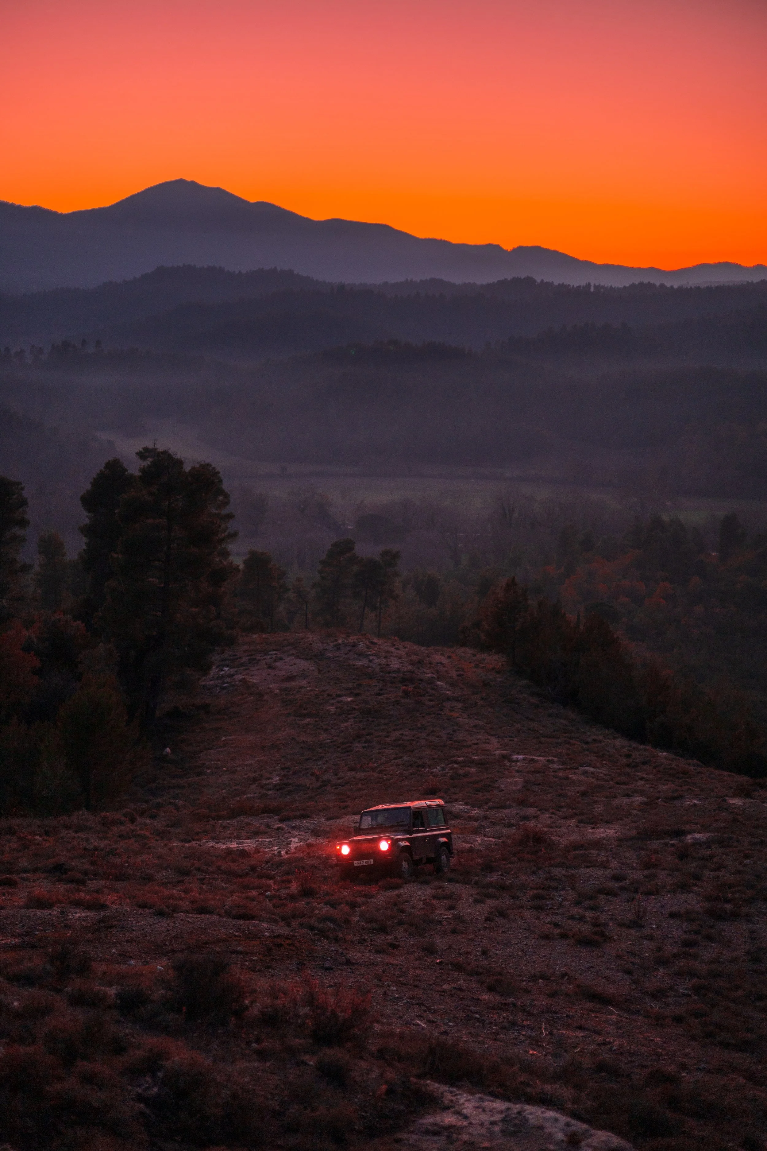 Sunset offroading, Evia.