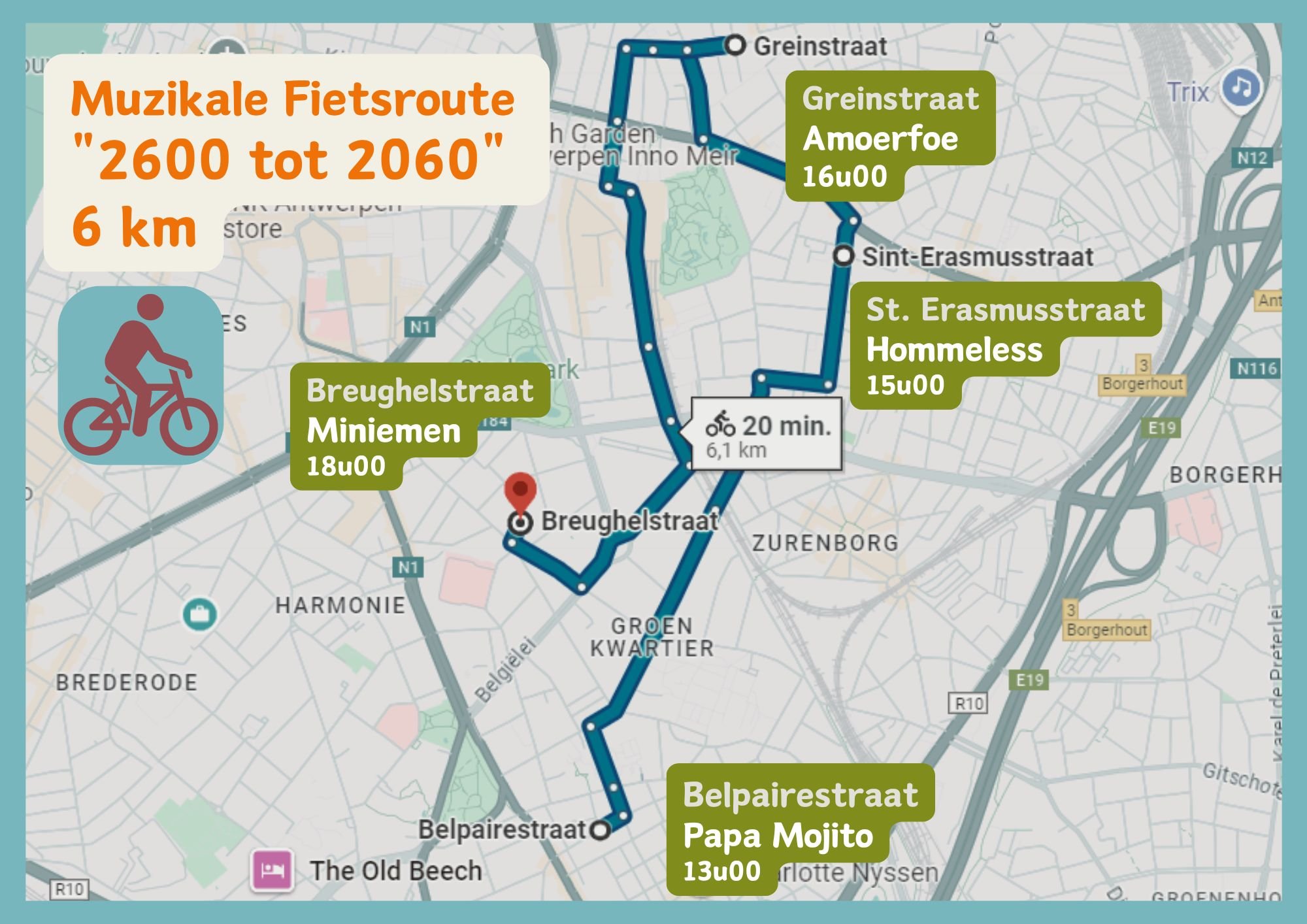 OpenStratenDag Fietsroute