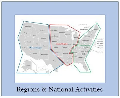 Regions & National Activities