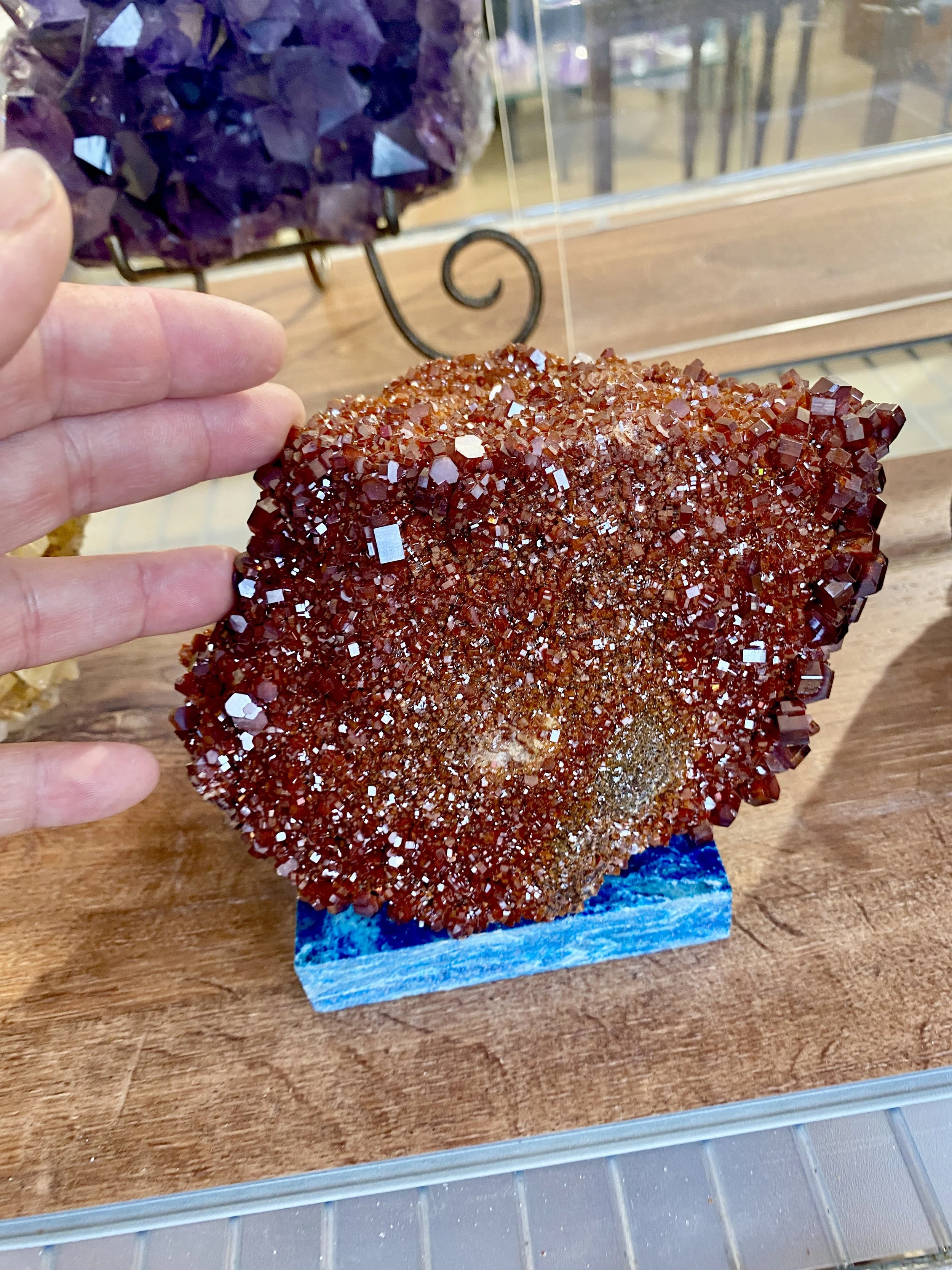 Vanadanite mineral specimen, Morooco