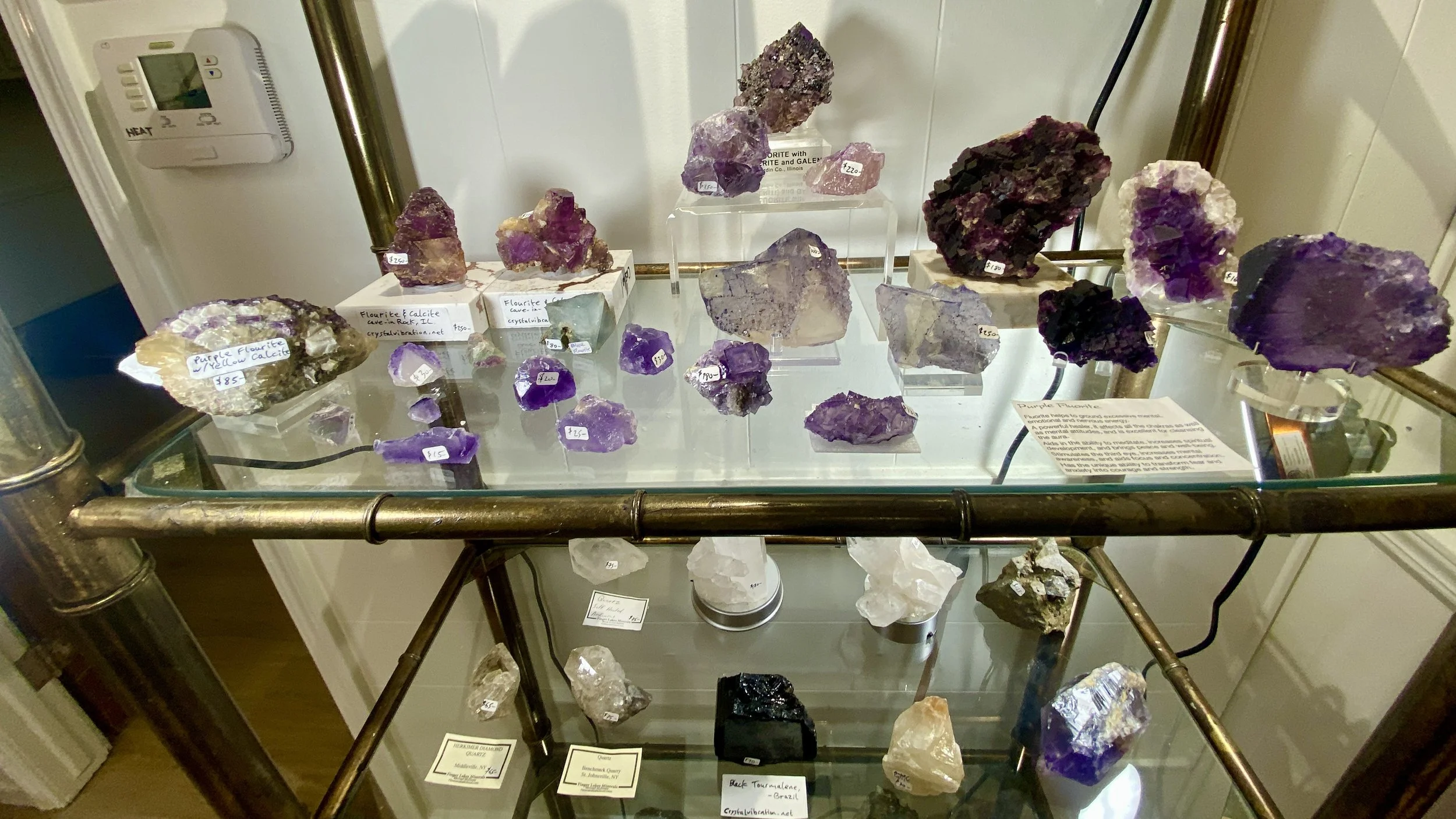 Item 4E - Flourite Specimens Mix Points 4, Brazil