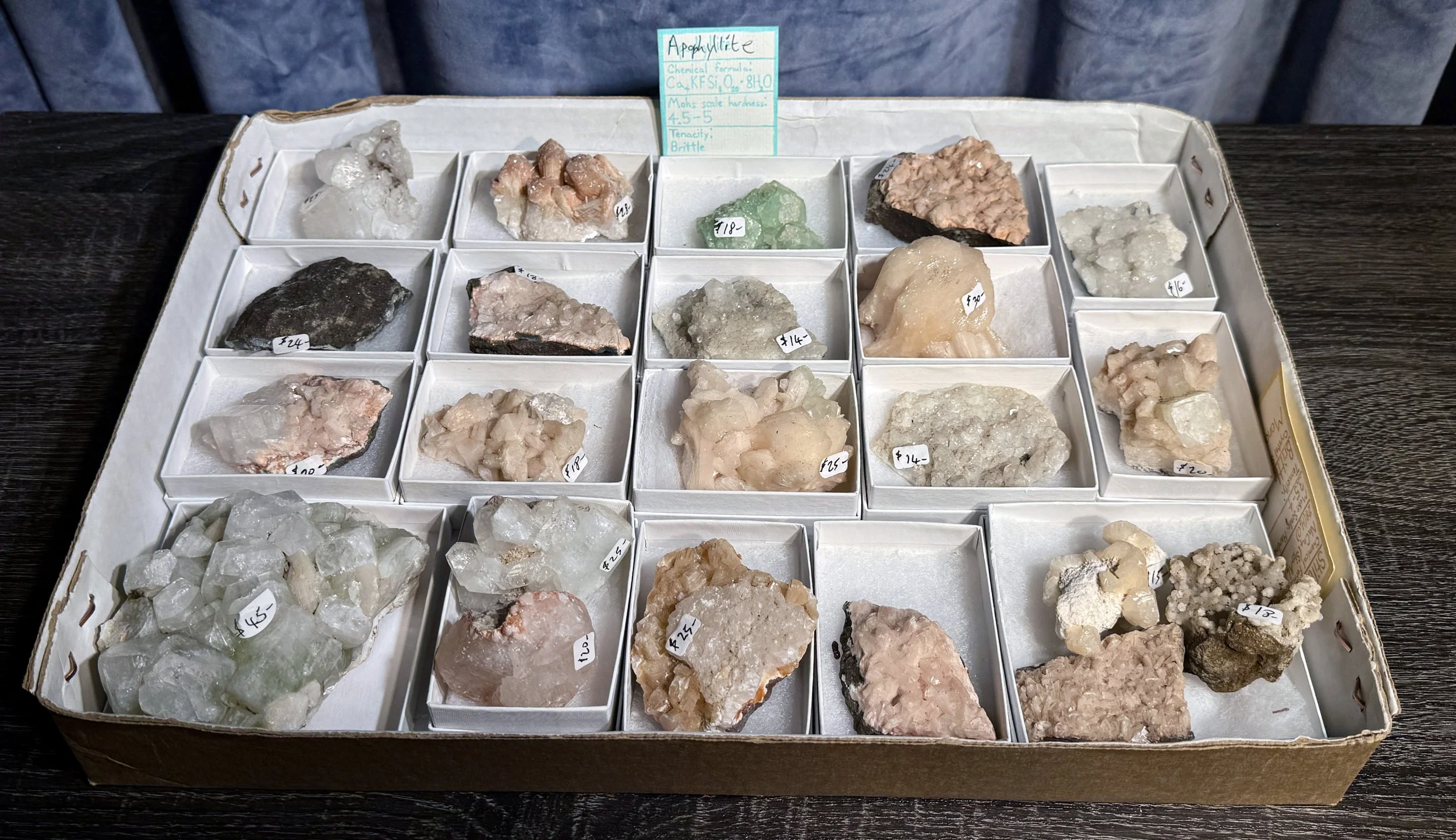 Item 2C - Apophyllite Clusters, India