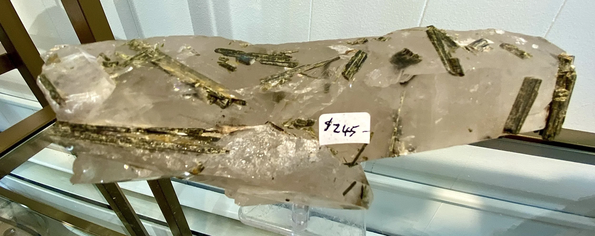 7D- Quartz W Epidote Point 2 Detail