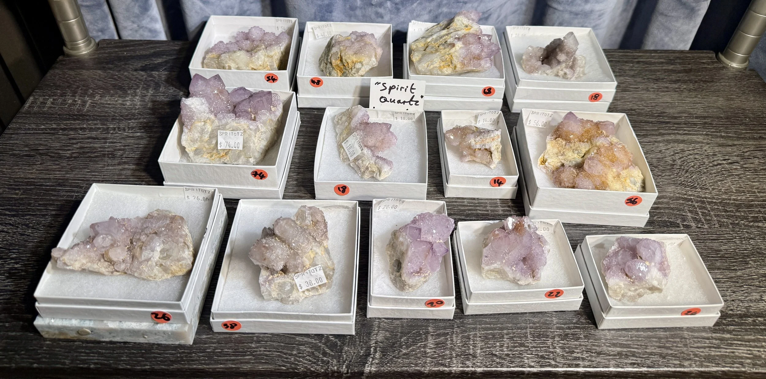 Item 8C - Spirit Quartz Clusters Sml Med, Africa