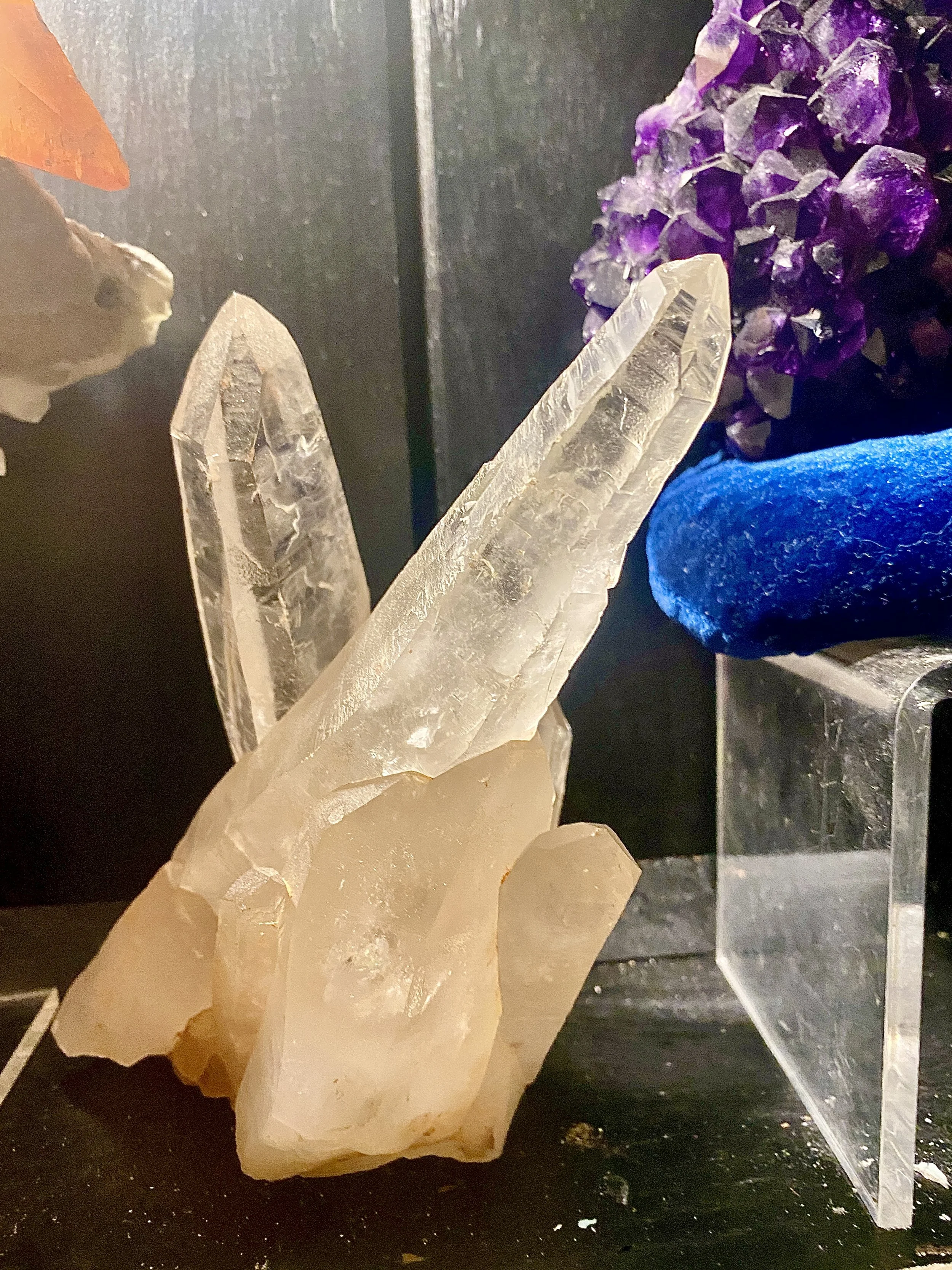 Lemurian Pink Quartz Cluster 2