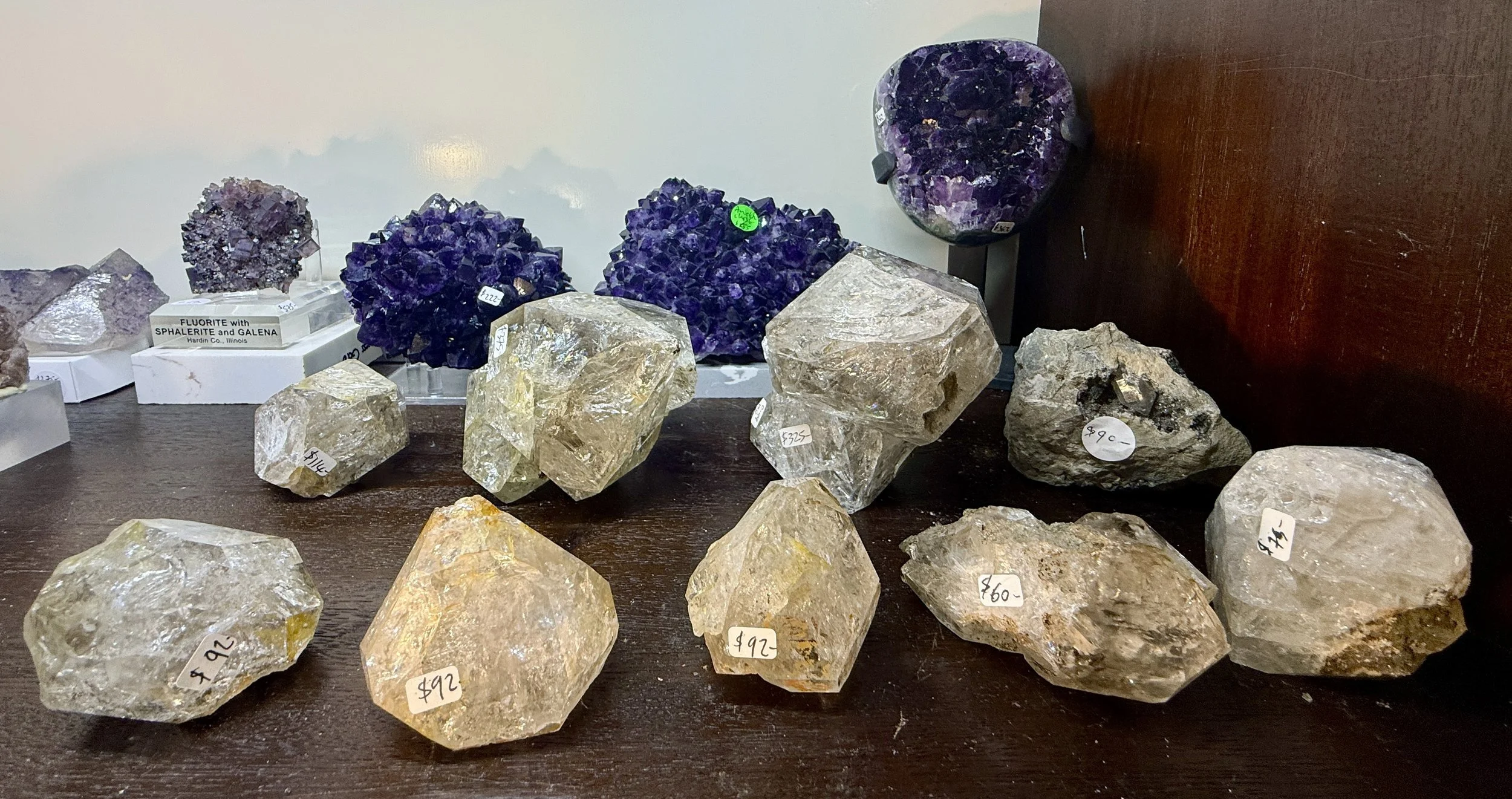 Item 5A - Herkimers and Amehtyst Clusters