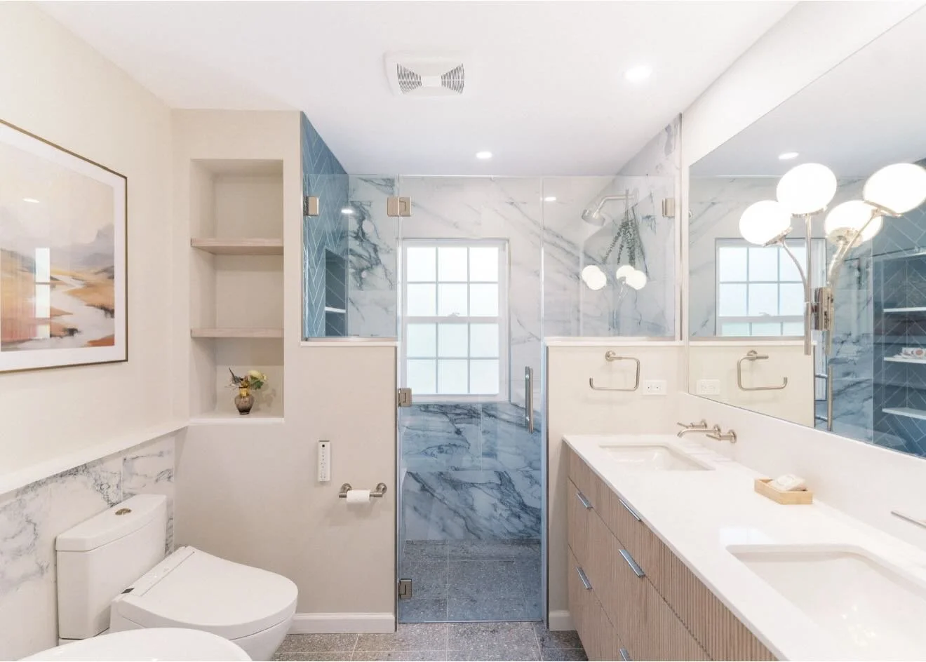 The world can be so loud. Having a place to escape to is essential these days. 

Space planning is my number one favorite thing to do as a designer. Finding out the best utilization of space is always priority number one. We can always make it look b