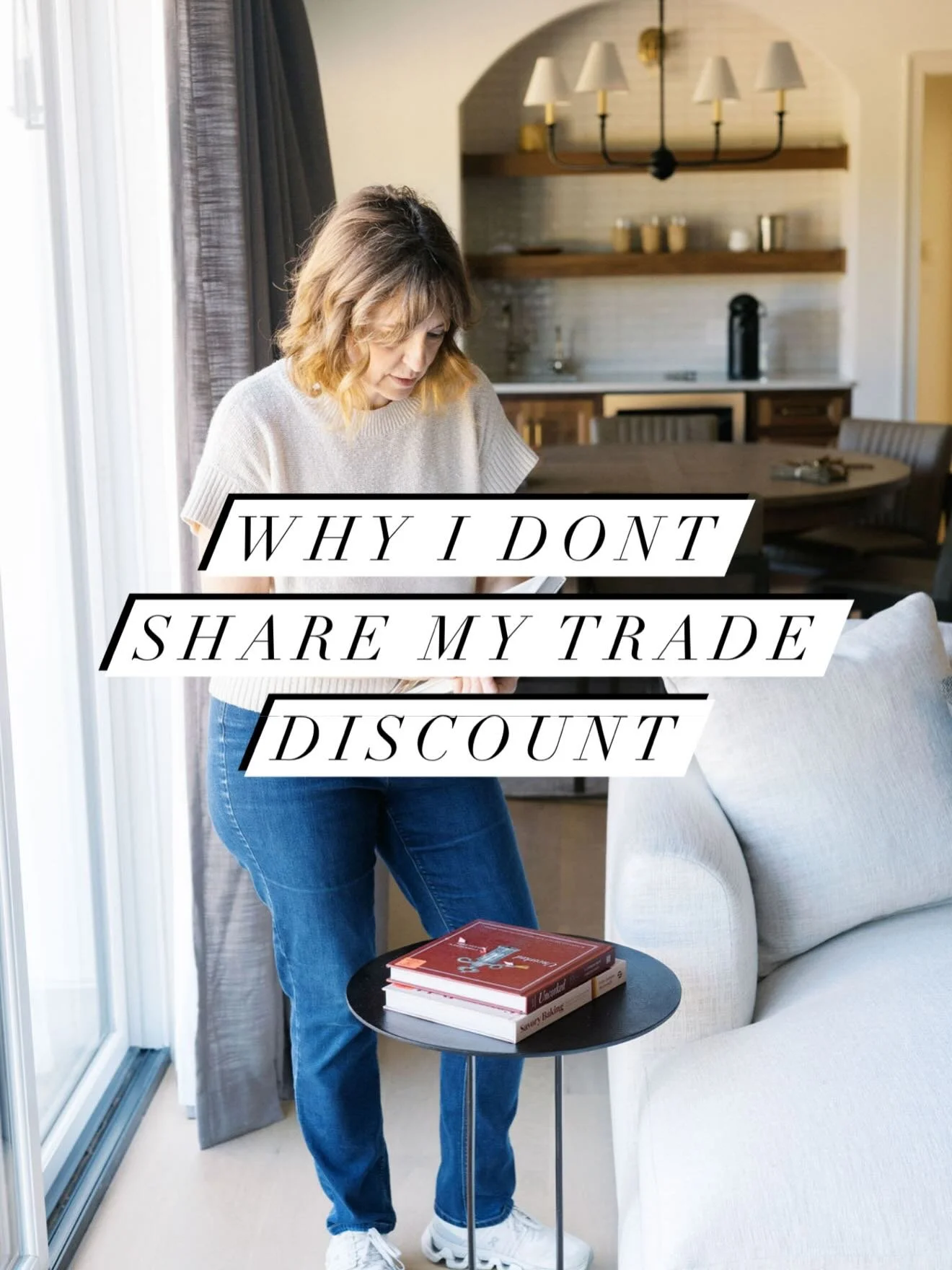 🗣️ Let&rsquo;s talk TRADE DISCOUNT&mdash; and why I refuse to share it. 

First of all I&rsquo;m not sure why or when this became something designers started to do. I see it as devaluing the profession and the service we provide. As a business owner