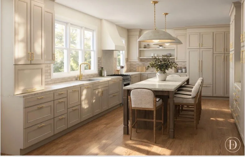 We designed spaces for two clients in the past month. We didn&rsquo;t receive inspiration photos from either of them, (okay, one showed me a photo while I was standing in her kitchen, but that was it). We nailed it both times. 
We were given creative