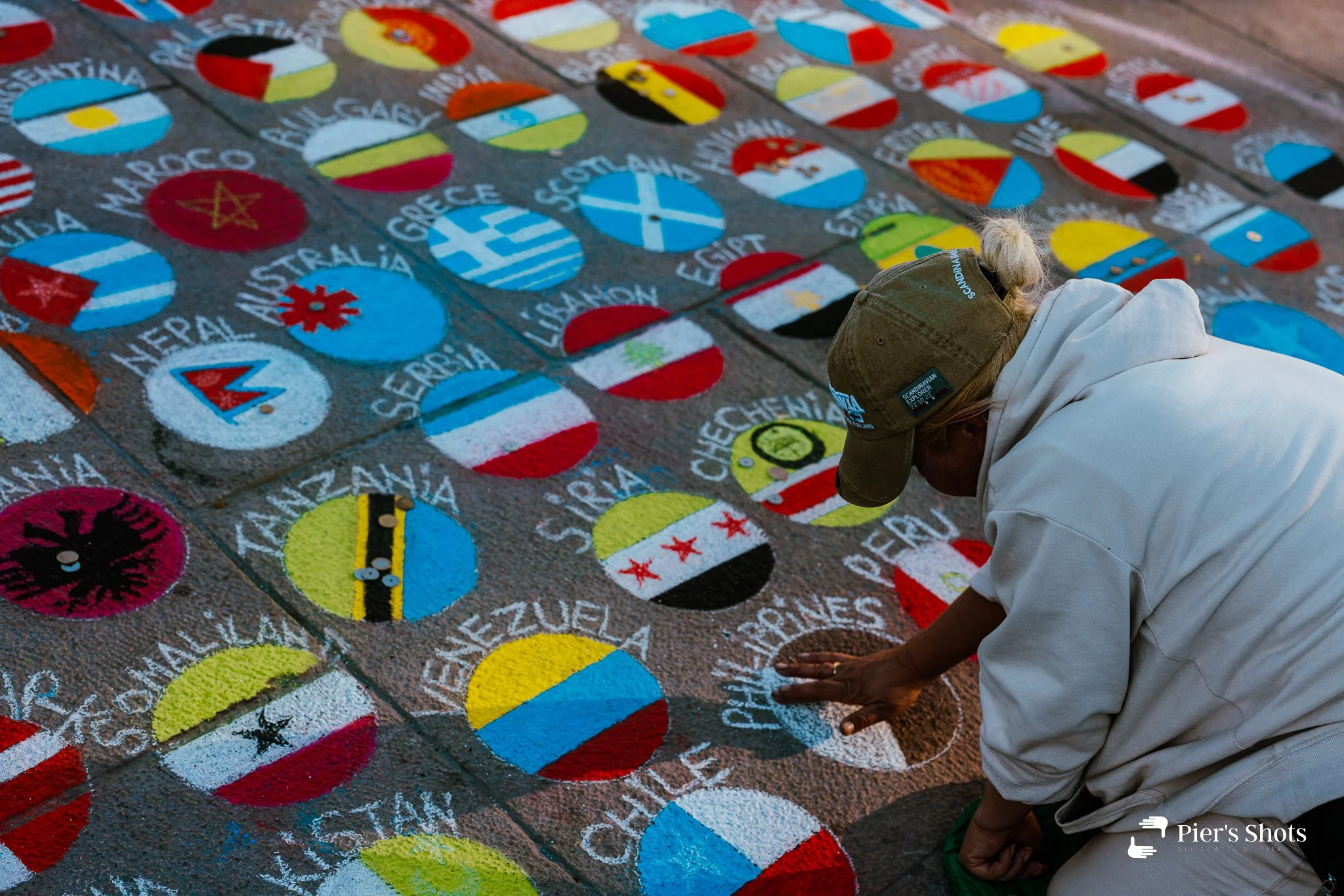 Artista di strada ad Oslo