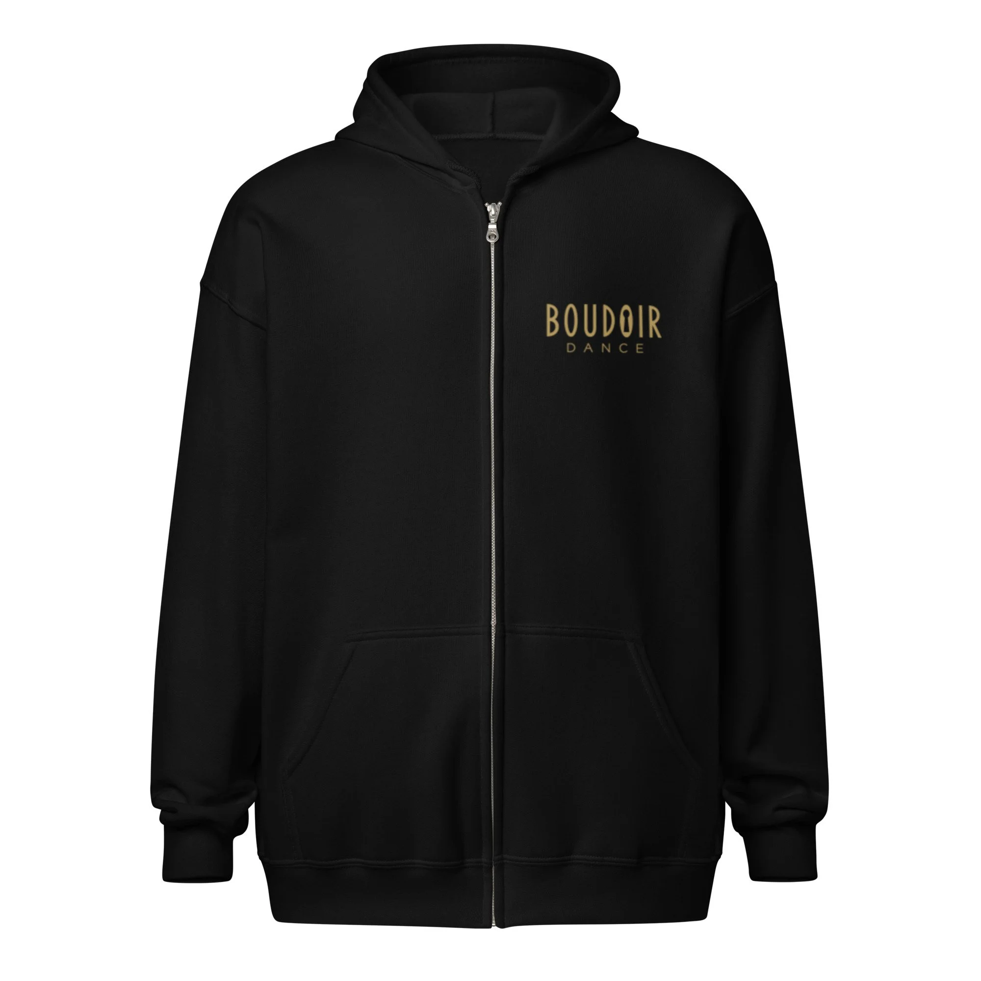 Boudoir Coven Unisex Heavy Blend Zip Hoodie (front/back)