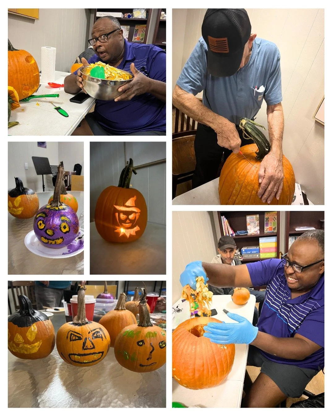Our Dignity House guests had a great time carving and painting pumpkins! 🎃

For some, it was their very first time carving a pumpkin, and we loved seeing them enjoy this new experience! 

#WearGloves #DignityNotDependency #DignityHouse #Pumpkins #Pu