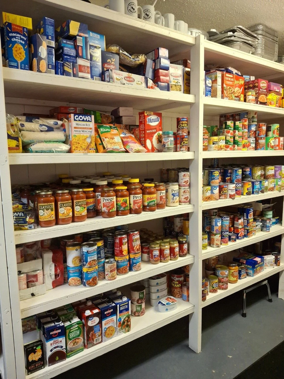 The Bert Yancey Food Pantry at the Dignity House is officially organized and fully stocked! Thanks again to everyone who helped make this possible.

#WearGloves #DignityNotDependency #FoodPantry #DignityHouse #ThankYou