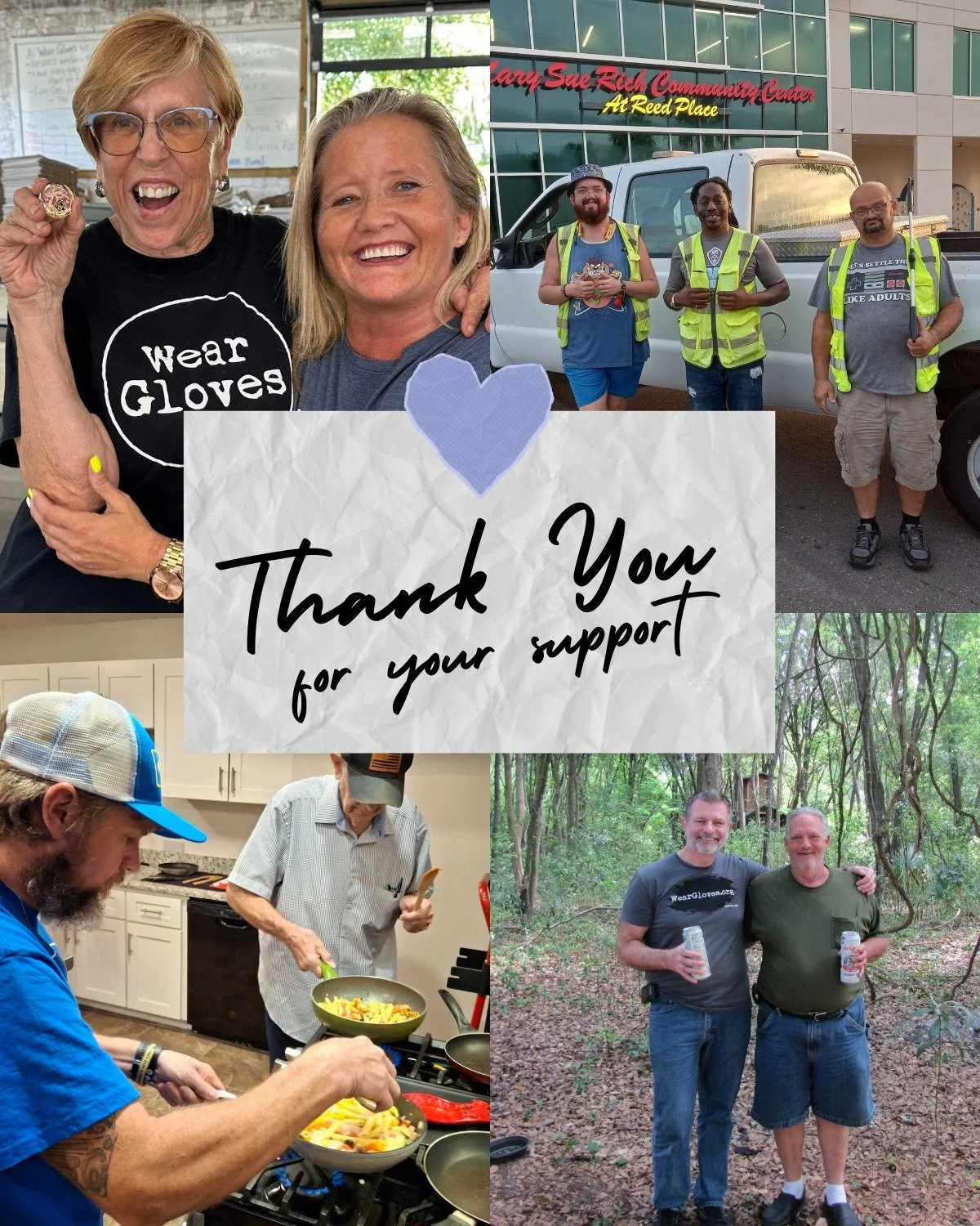 Happy Giving Tuesday from Wear Gloves!

Today, we&rsquo;re especially grateful for our Dignity Partners - those who give regularly so we can stay focused on restoring dignity in our community.

Some of you have been walking alongside us for as long a