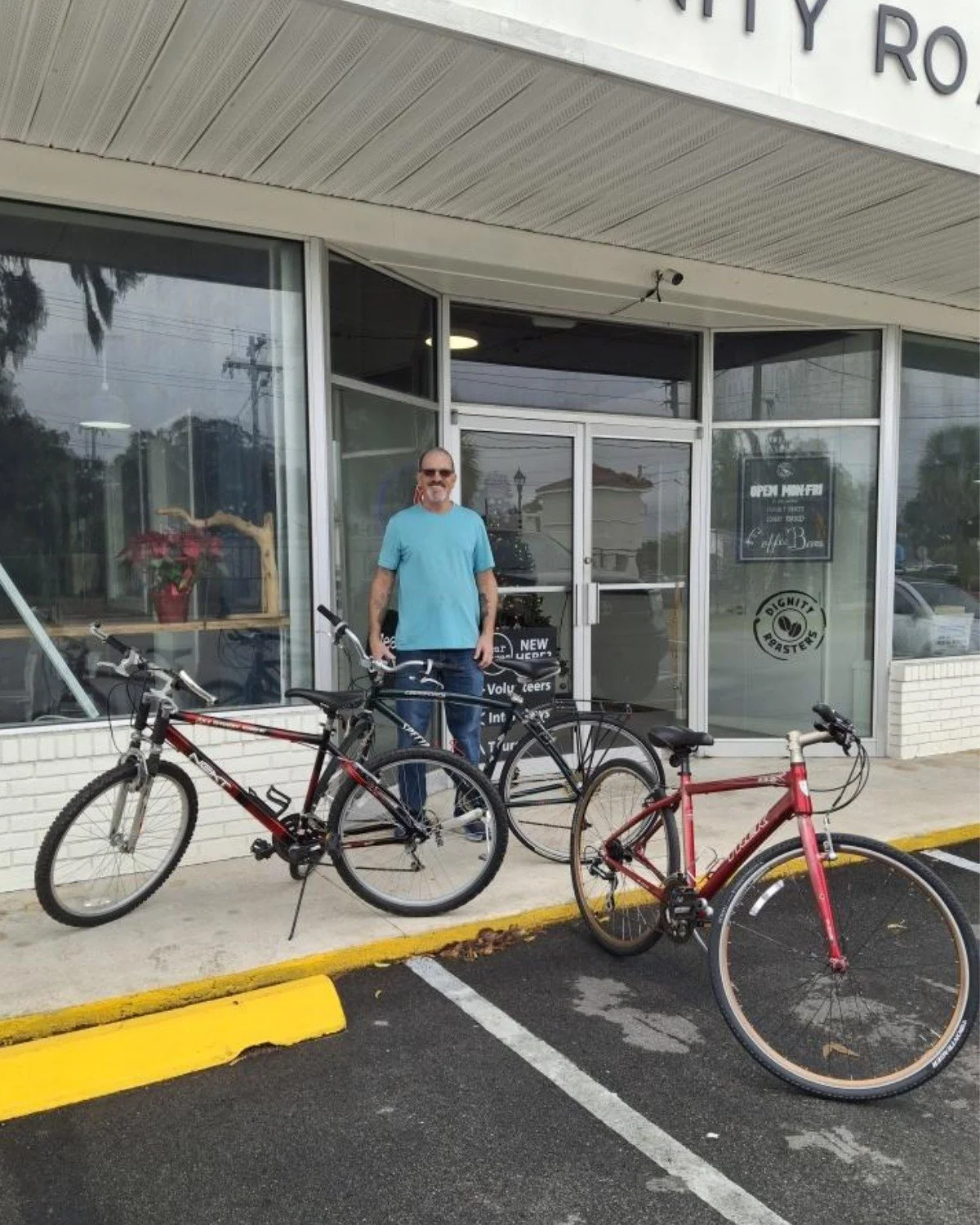 Big thanks to Dean for donating these bikes through Meadowbrook Church&rsquo;s Born Again Bikes program! Your generosity helps keep our clients moving forward. 🚲

#WearGloves #DignityNotDependency #ThankYou #Bicycles #Donation