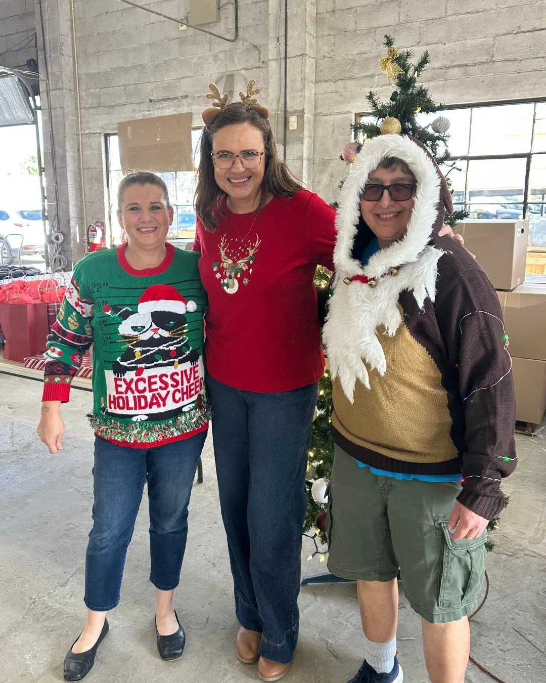 Thank you to everyone who brought gifts and delicious food for our Christmas party this year! 🎄 We are so grateful to be celebrating together.

#WearGloves #DignityNotDependency  #MerryChristmas #ThankYou #ChristmasParty