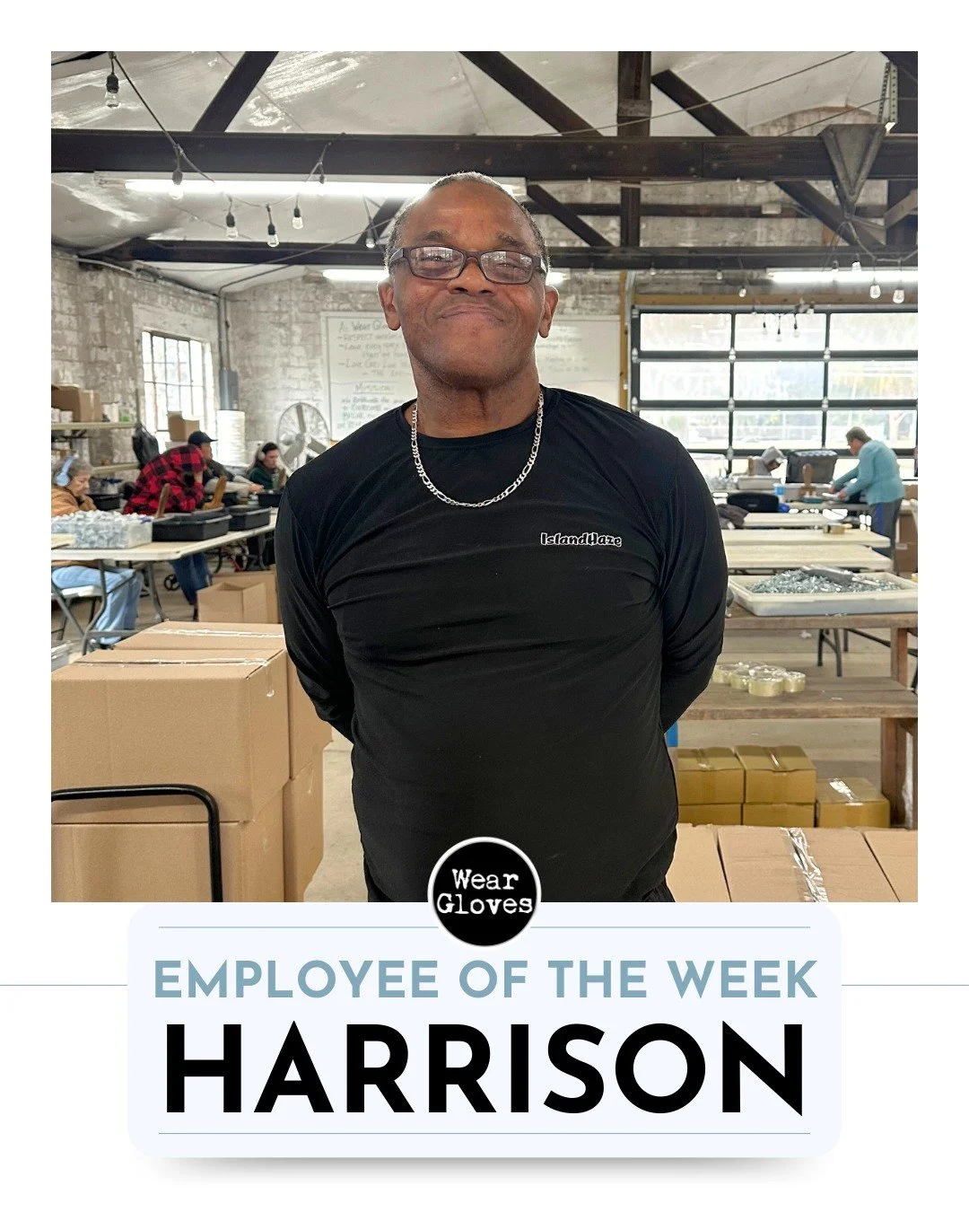 Our Employee of the Week is Harrison! 

Harrison has stepped up while we&rsquo;ve been short staffed, and we so appreciate his willingness to make it work when challenges arise. Keep up the great work, Harrison!

#WearGloves #DignityNotDependency #Em