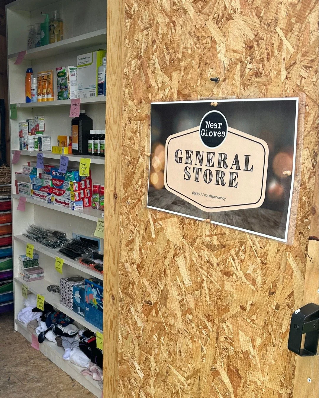 Did you know that our on-site General Store gives clients a dignified, affordable way to get essentials while learning self-sufficiency?

If you&rsquo;d like to make an in-kind donation to our store, we&rsquo;re always running low on toilet paper and