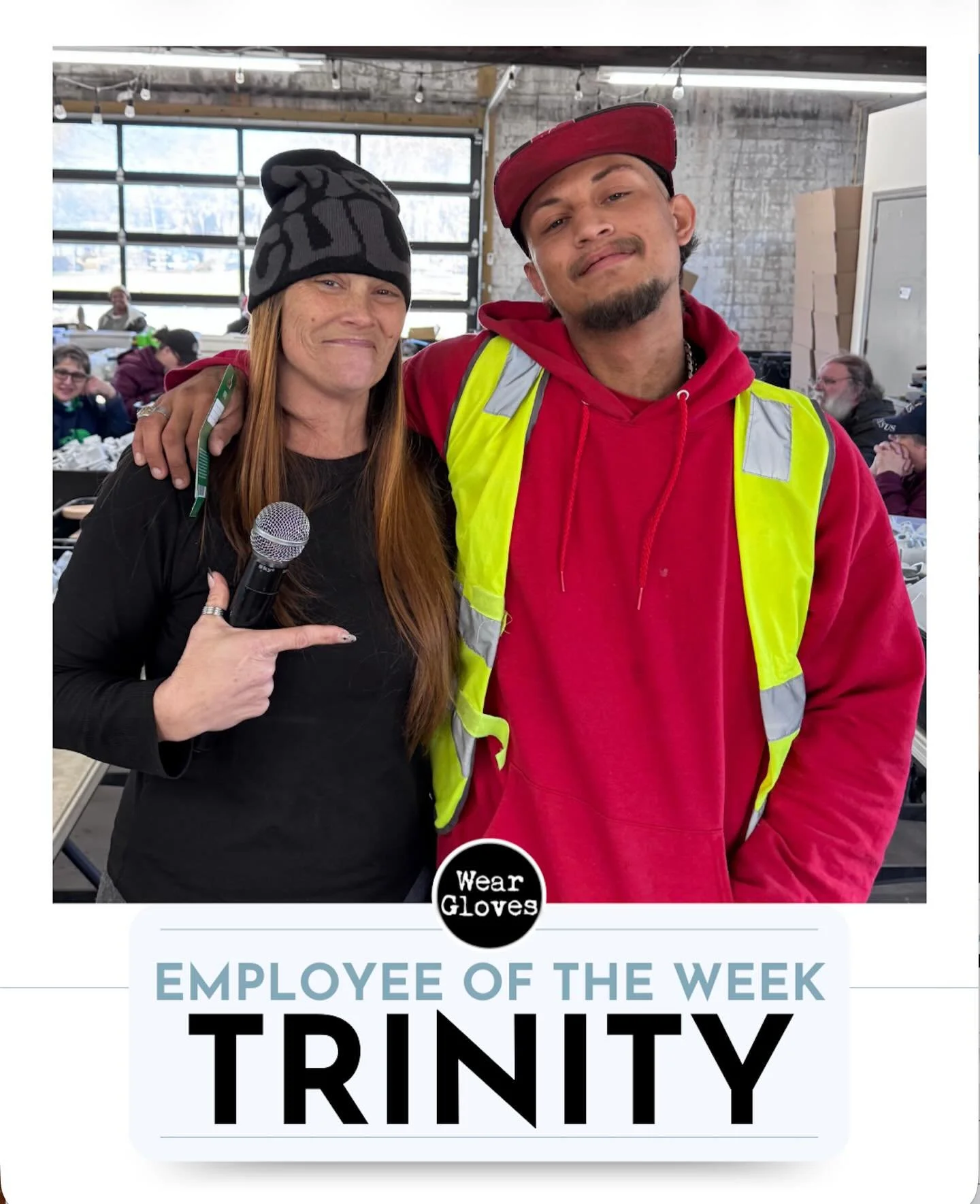 Please congratulate Trinity, our employee of the week! Trinity has been doing more than asked on our Beautification Team AND just completed his anger management course. We are proud of you Trinity! 
.
#weargloves #dignitynotdependency #employeeofthew