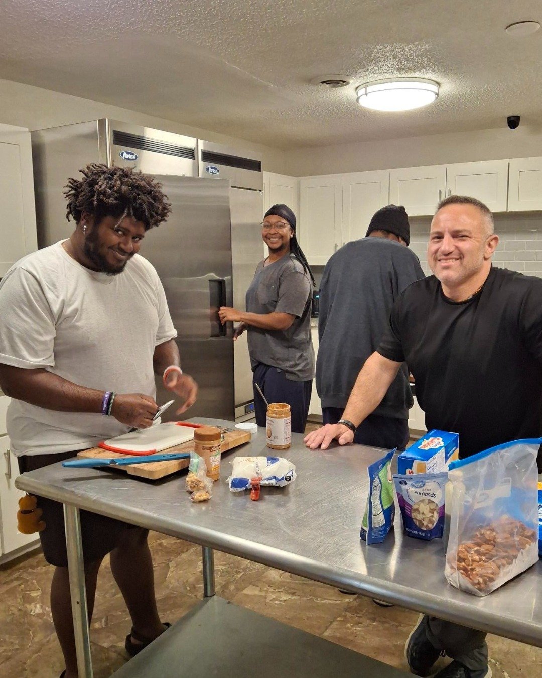 Thanks Mike for leading cooking class again this week! We stepped outside our usual healthy meals and had some fun making super decadent desserts together.

#WearGloves #DignityNotDependency #DignityHouse #CookingClass #SkillBuilding #Dessert