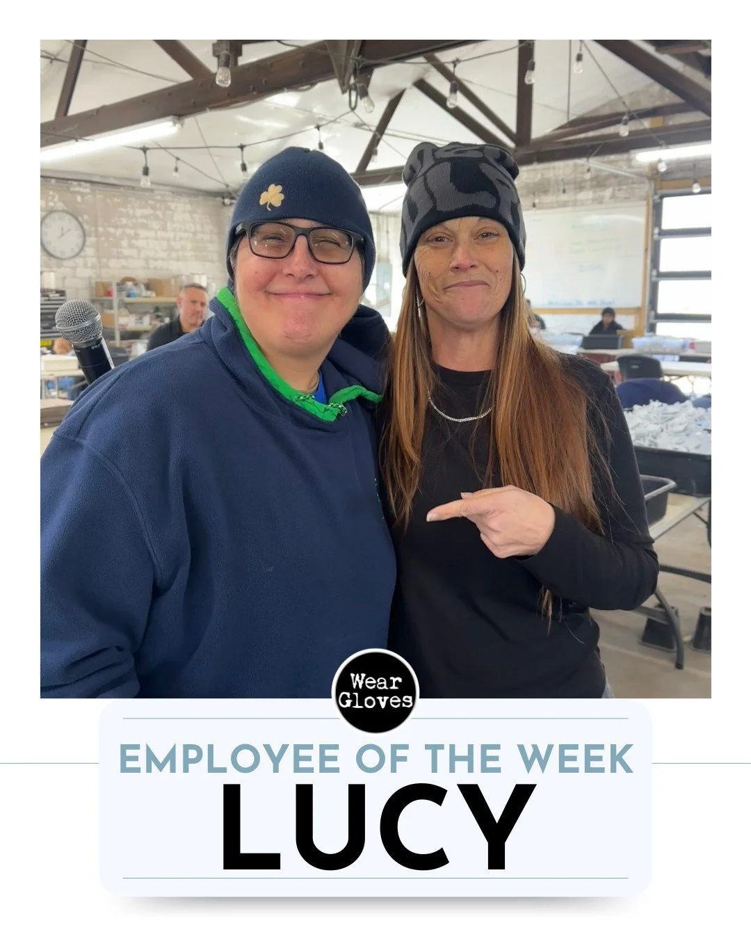Congratulations to Lucy, our Employee of the Week! 

Lucy is dependable, always ready to lend a hand, and shows up every day with a smile. Keep up the great work! 💙

#WearGloves #DignityNotDependency #EmployeeOfTheWeek #GreatWork