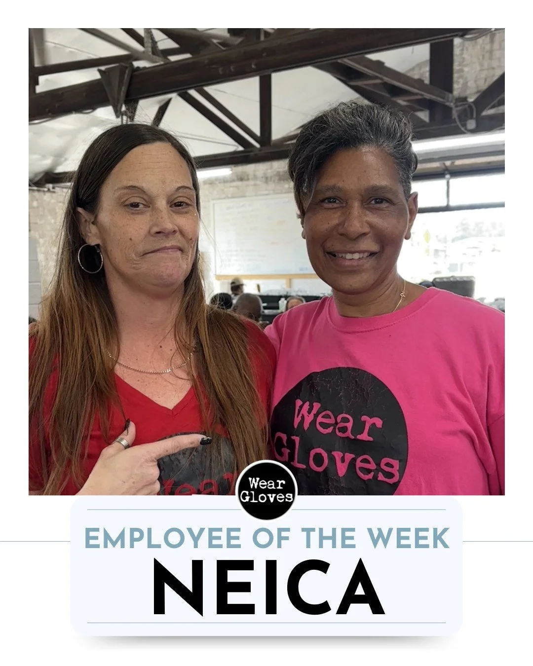 Our Employee of the Week is Neica!

Neica consistently steps up as a leader on our Beautification Team, and she always does it with a positive attitude. Keep up the great work, Neica!

#WearGloves #DignityNotDependency #EmployeeOfTheWeek #GreatWork #