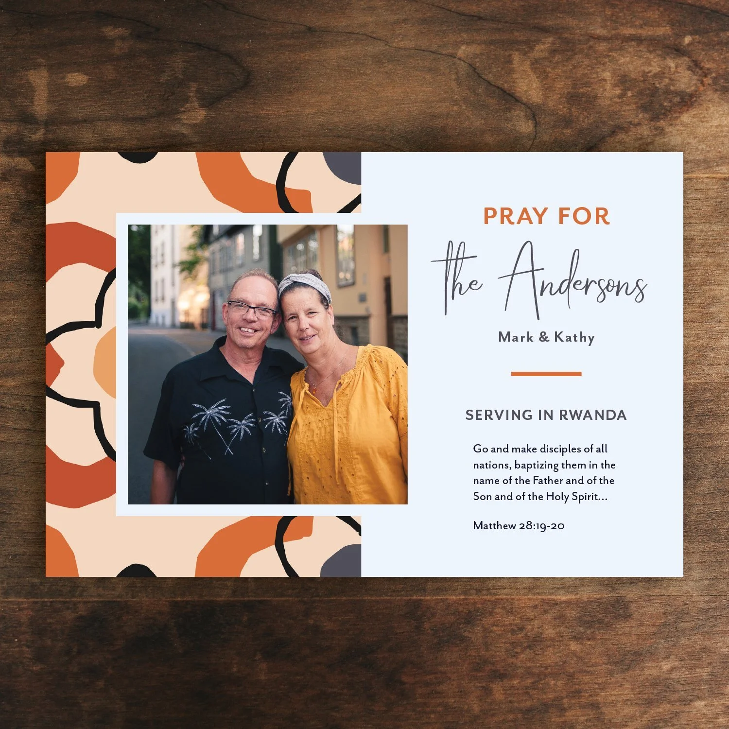 Missionary Prayer Cards, Squarespace and Mailchimp Templates - The Good ...