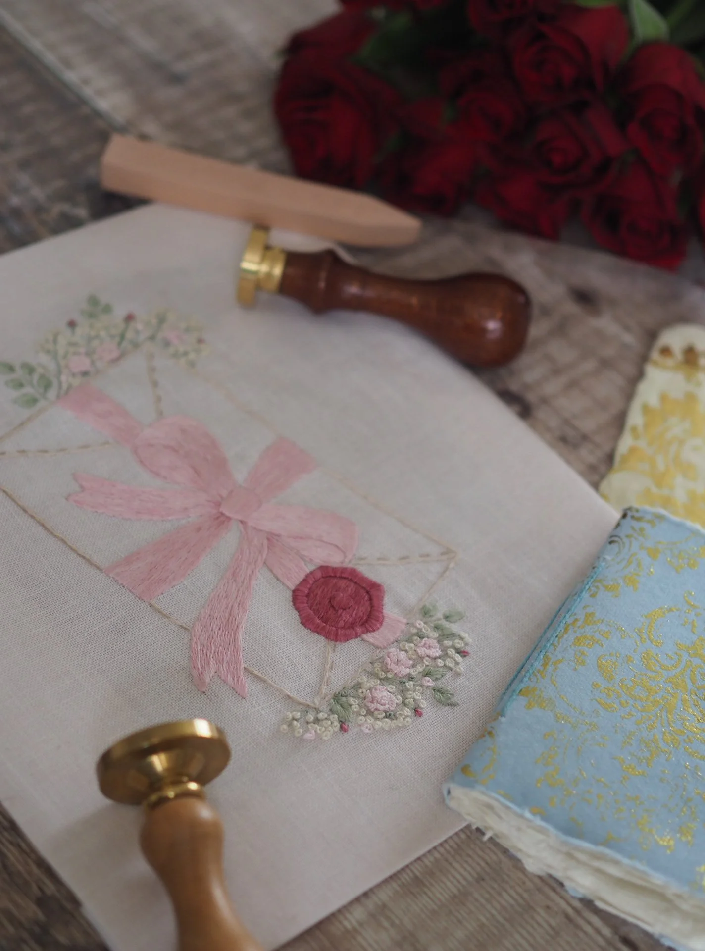 Postscript & Petals Embroidery Kit