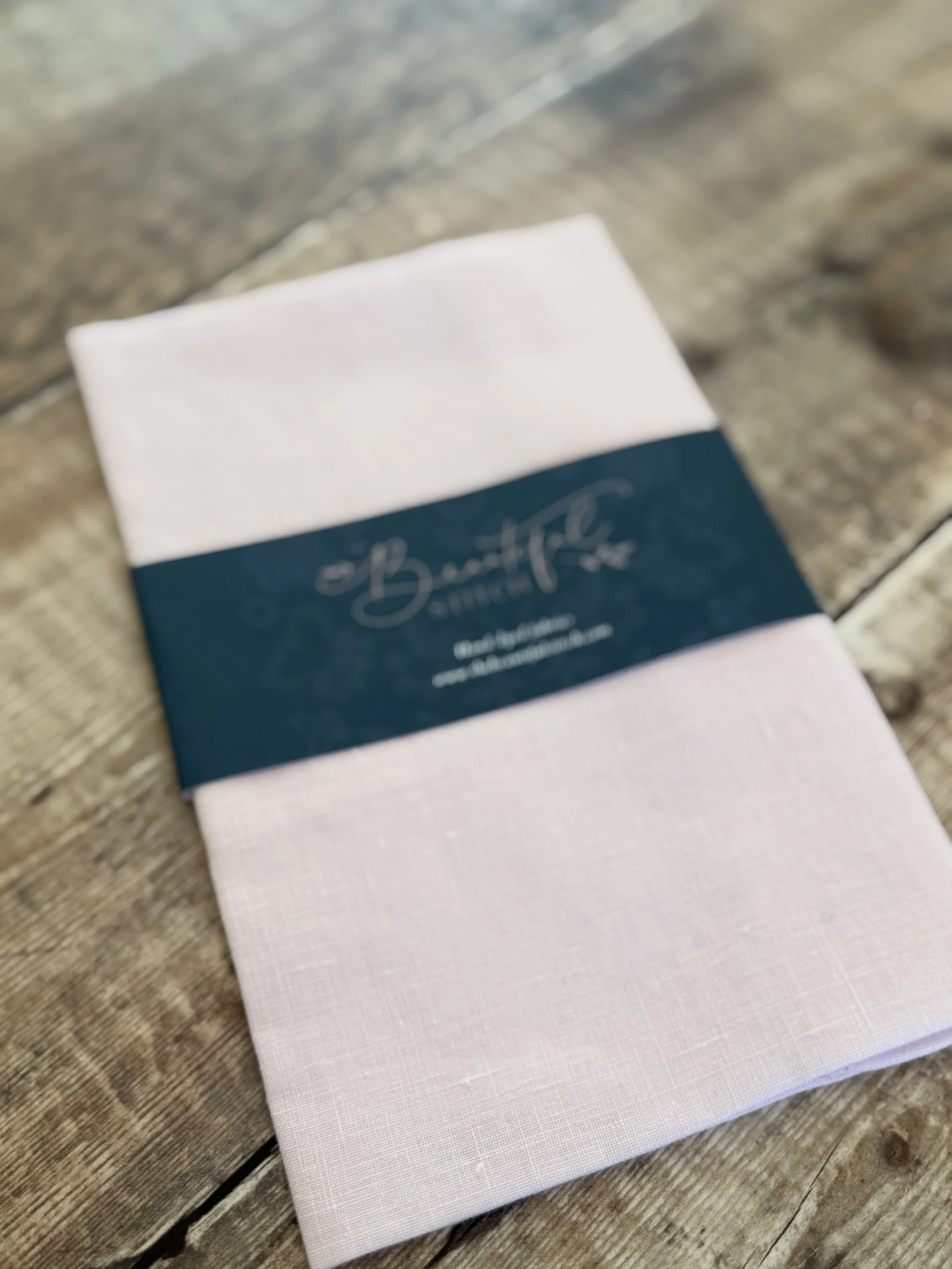 “Marshmallow” Hand Dyed Linen