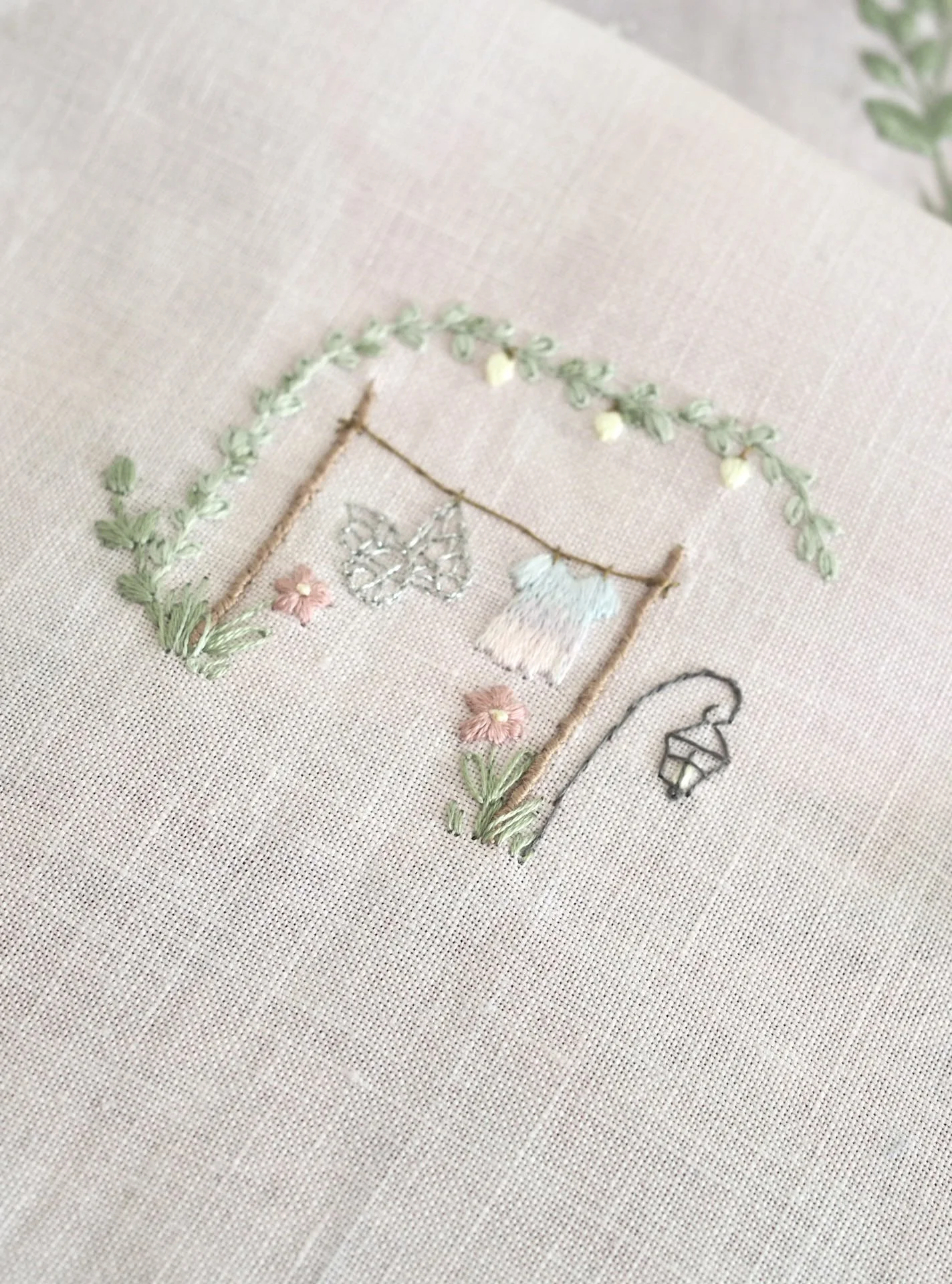 The Fairies’ Washing Line Embroidery Kit
