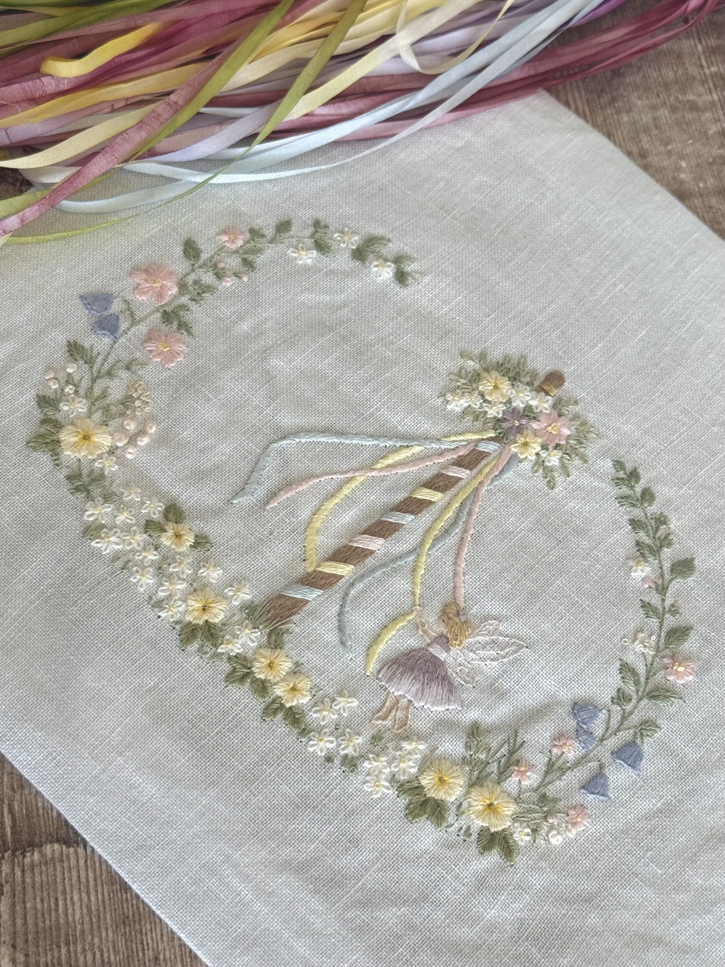 The Maypole Celebration Embroidery Kit