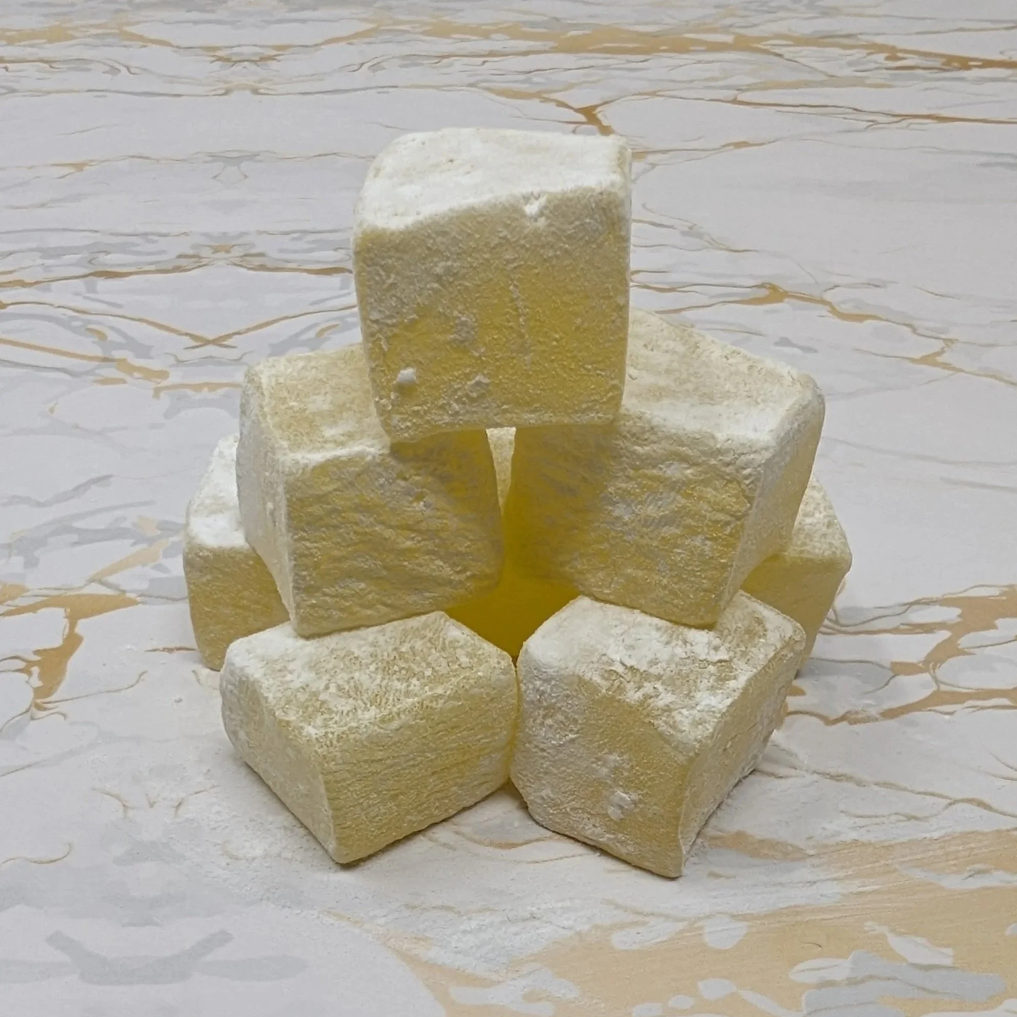 Turkish Delight Lokum Classic Lemon Cubes