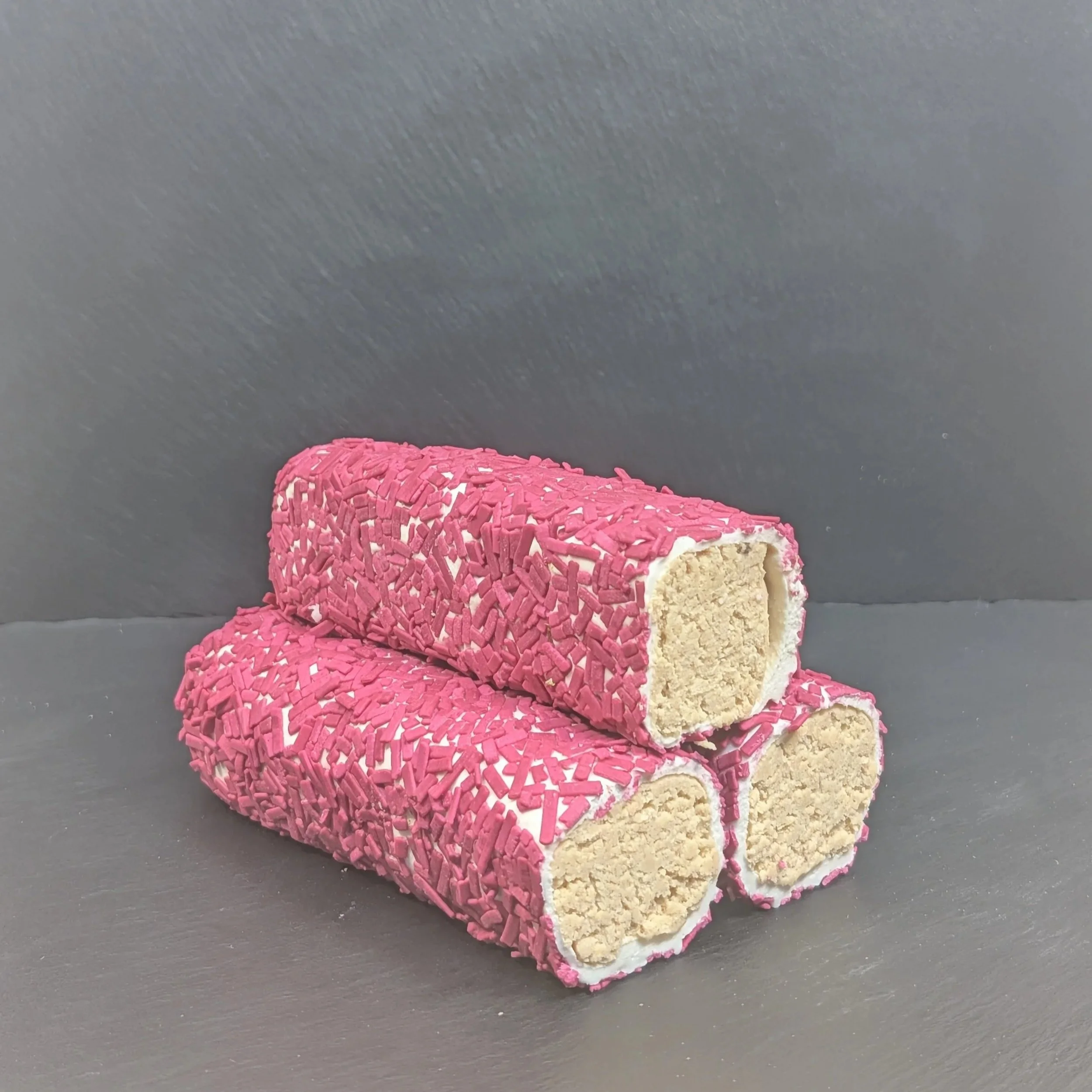 Turkish Delight with Hazelnut Wafer Cream and Raspberry Flavoured White Chocolate