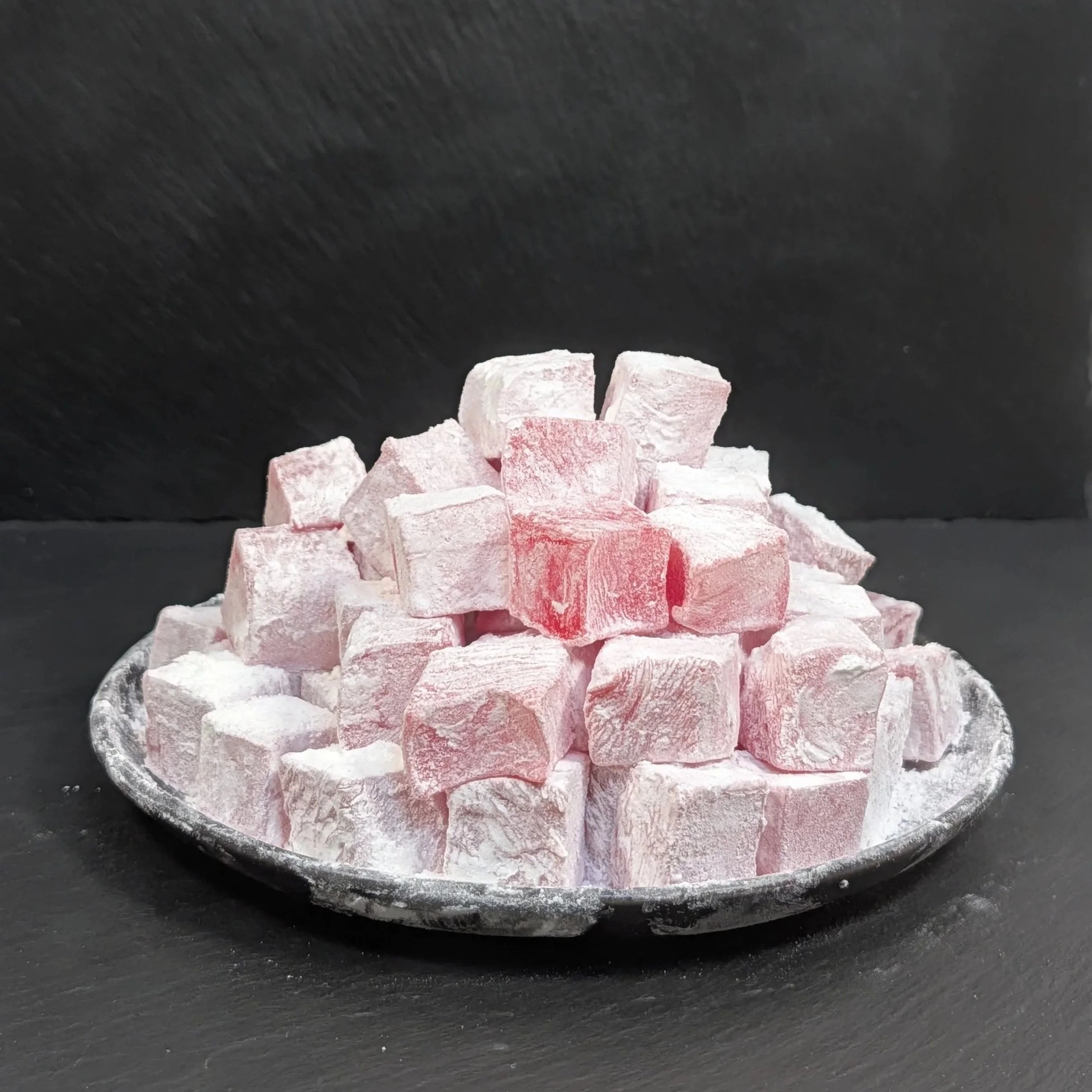 Turkish Delight Lokum Classic Rose Cubes