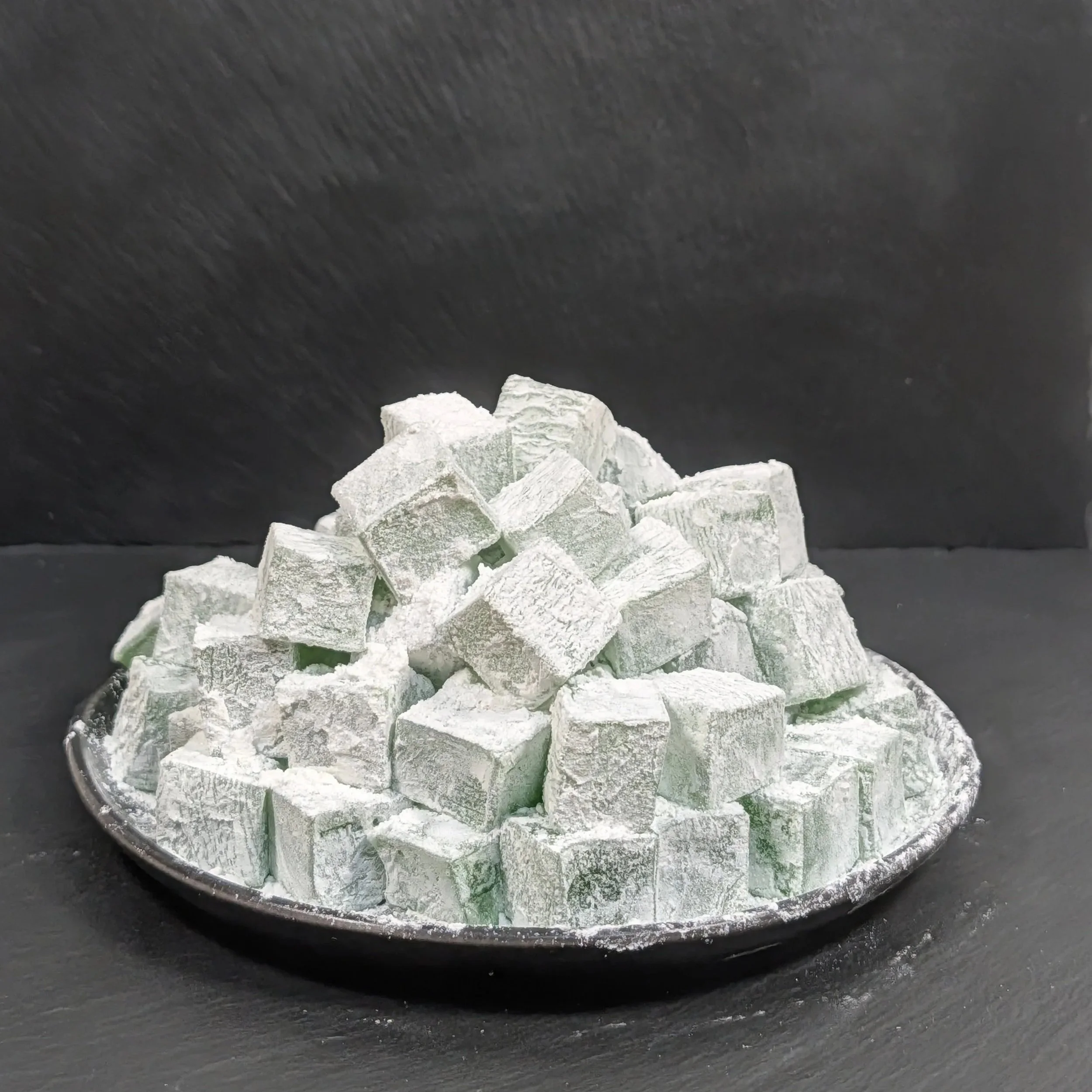Turkish Delight Lokum Classic Kiwi Cubes