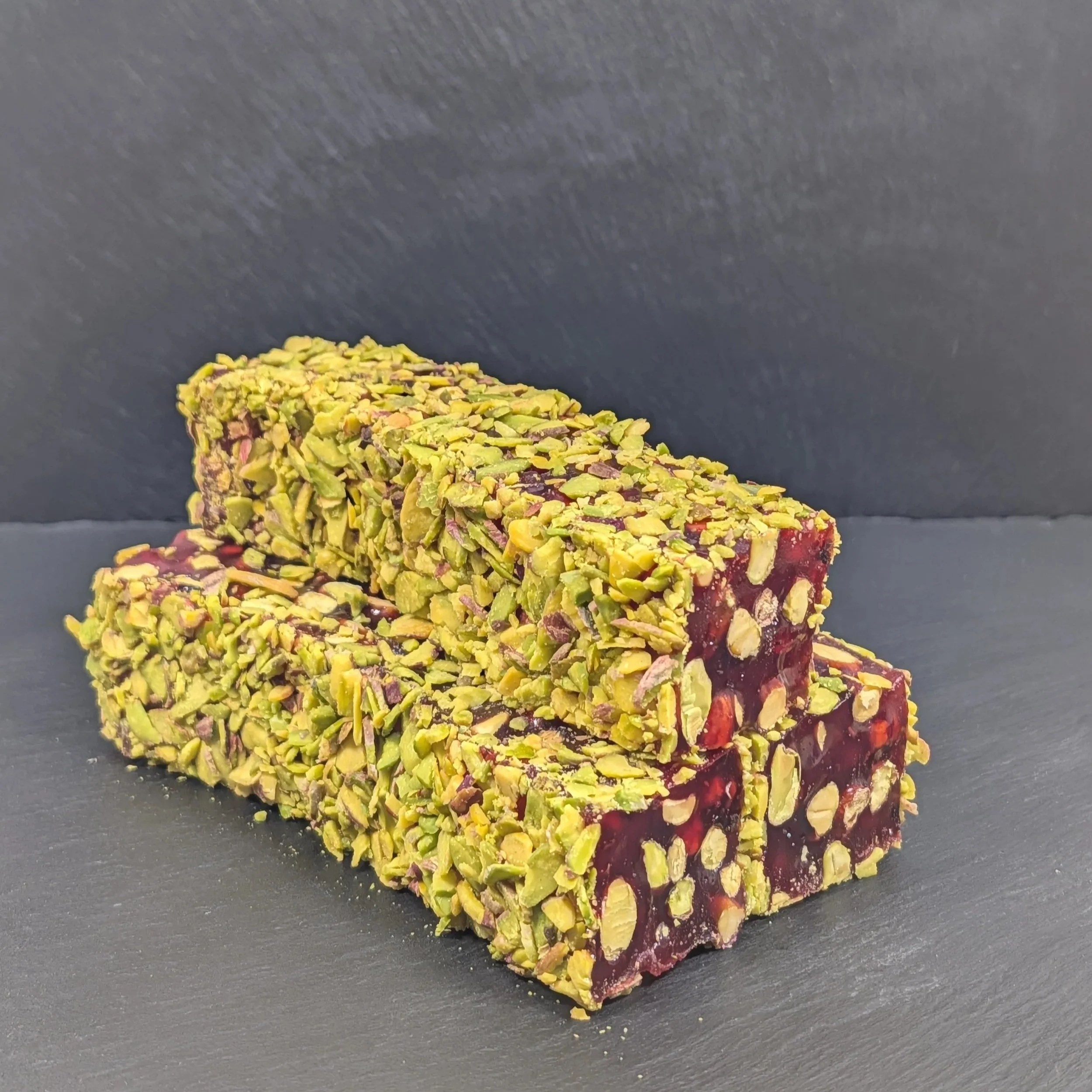 Turkish Delight Pomegranate Flavour and Pistachios