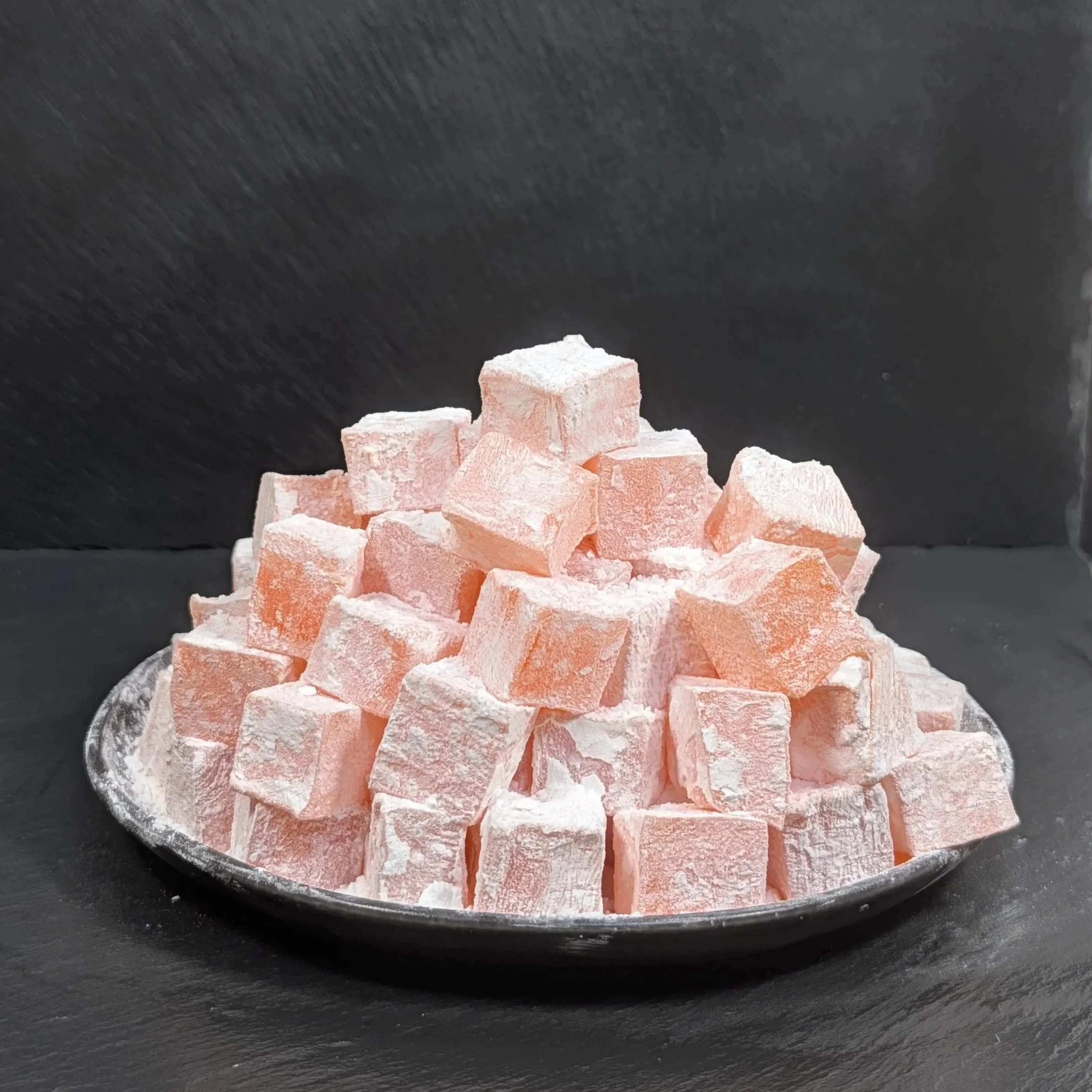 Turkish Delight Lokum Classic Orange Cubes