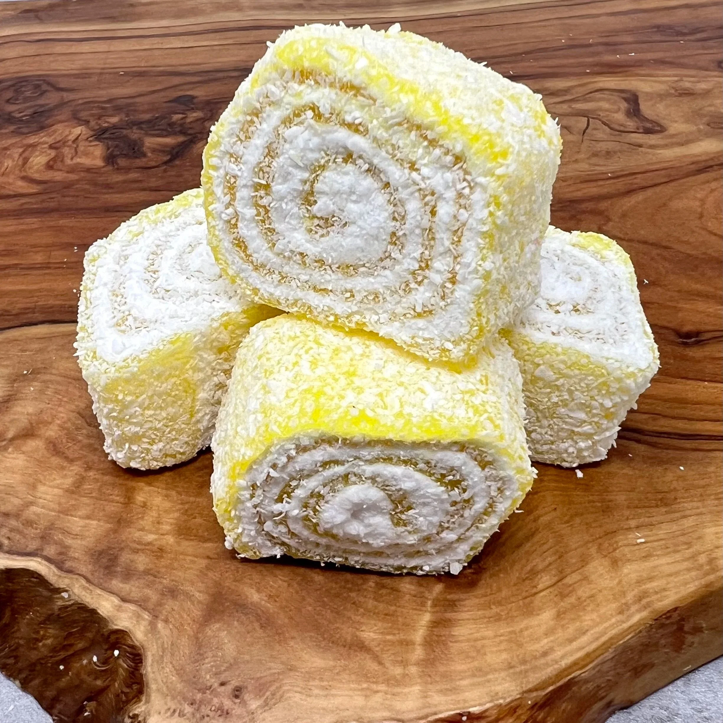 Turkish Delight Fruit Swirls Lokum Lemon