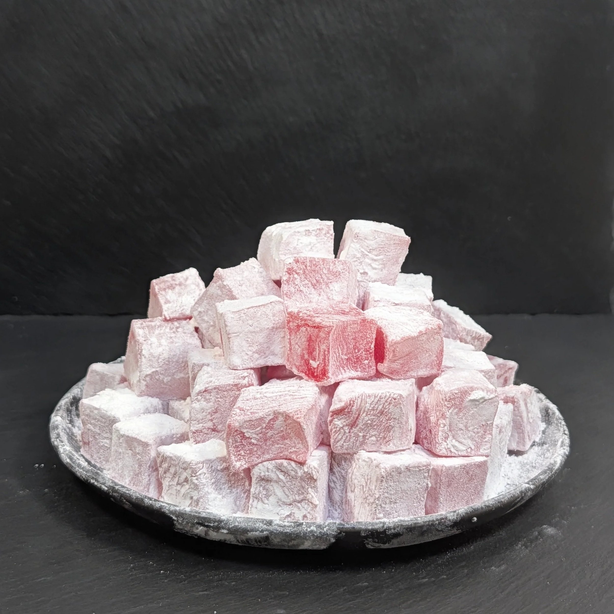 Turkish Delight Lokum Classic Pomegranate Cubes