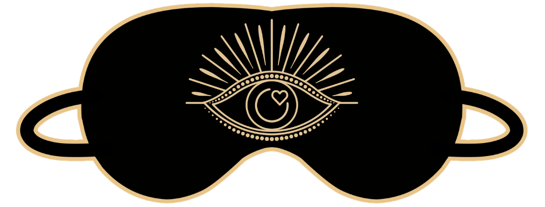 blackout mask with third eye image