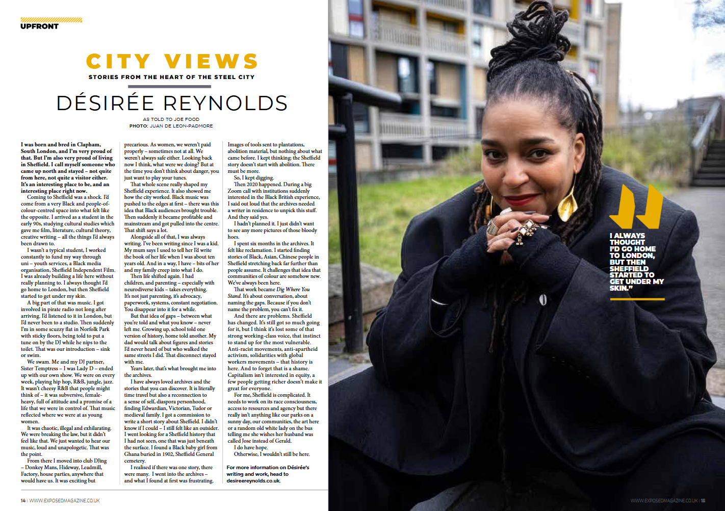 Author Desiree Reynolds - Exposed Magazine