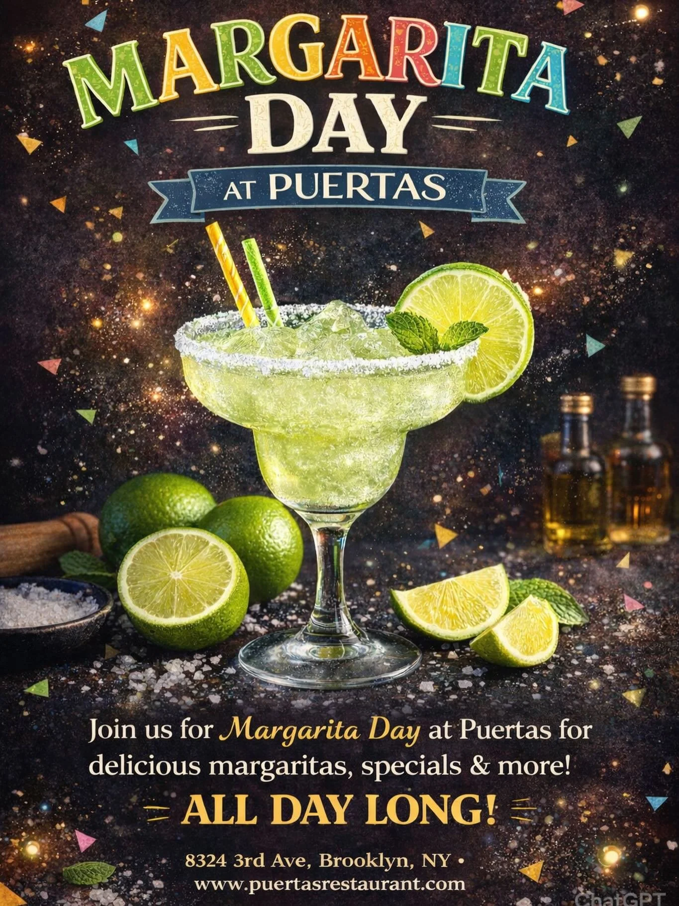 Snow or no snow&hellip; we sip .. HOY SE BEBE🍹❄️
Margarita Day at Puertas. All day long.

📍8324 3rd Ave
