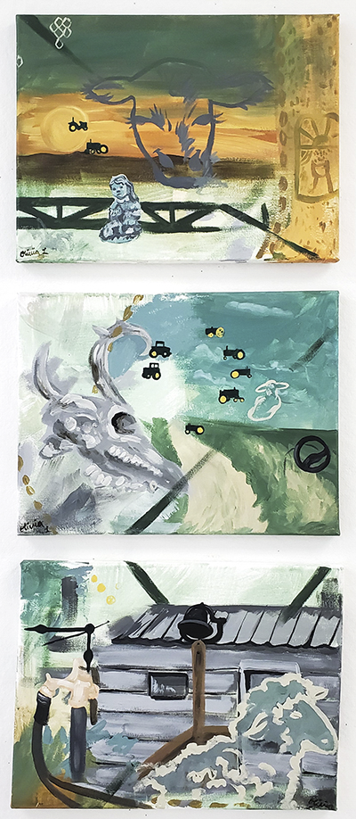 "Farm Triptych" - Liv Leemon
