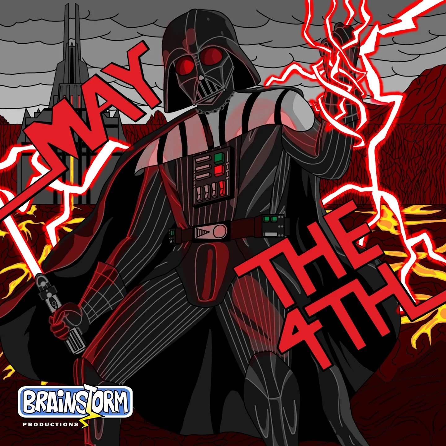 May the 4th be with you! Did you know that a frame-by-frame rotoscoping technique was used in the original Star Wars trilogy to make lightsabers glow? The lightsaber props themselves had reflective tape to shine. Post-production artists would then ad