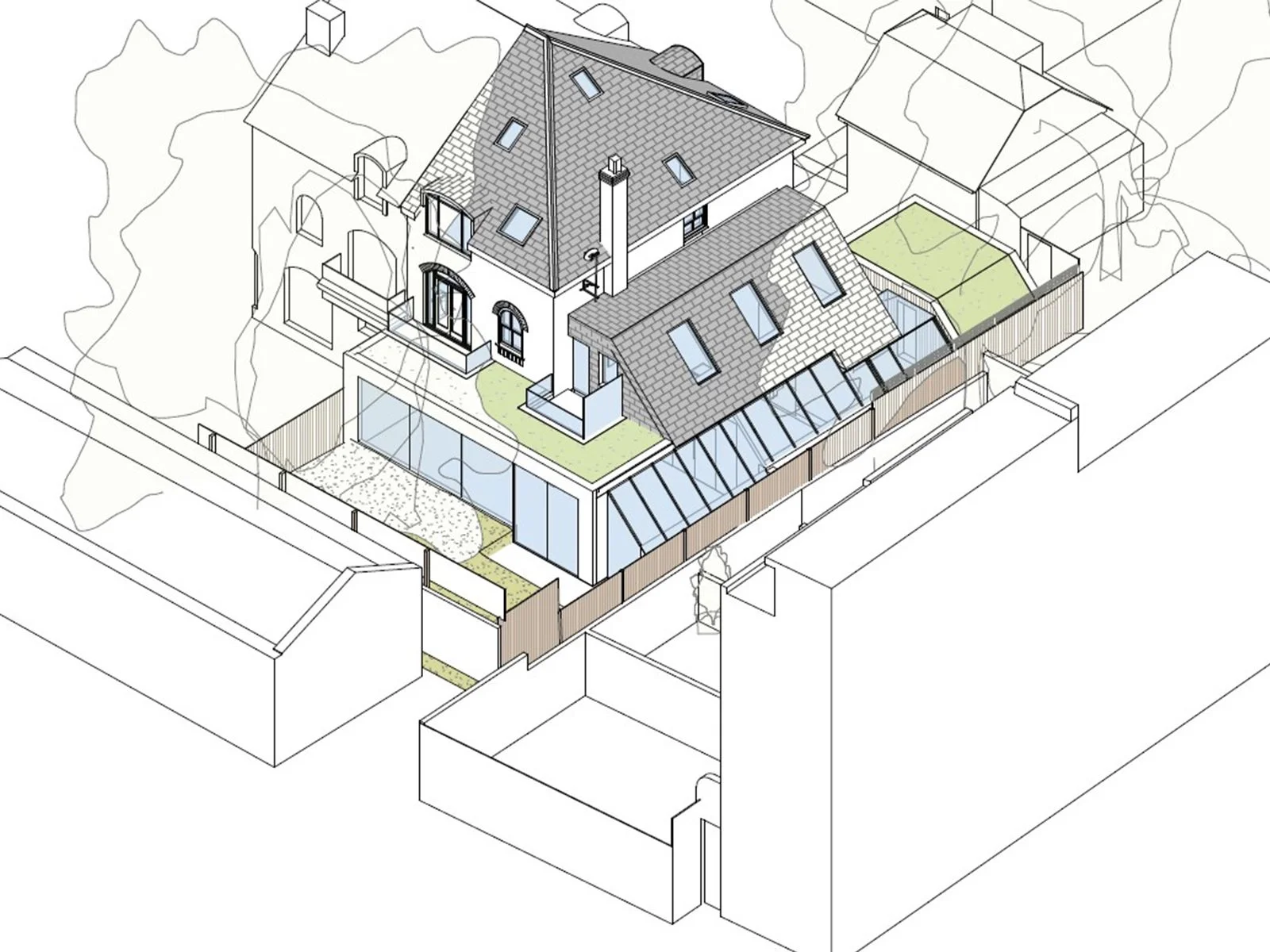 Oxford Gate, Brook Green, London