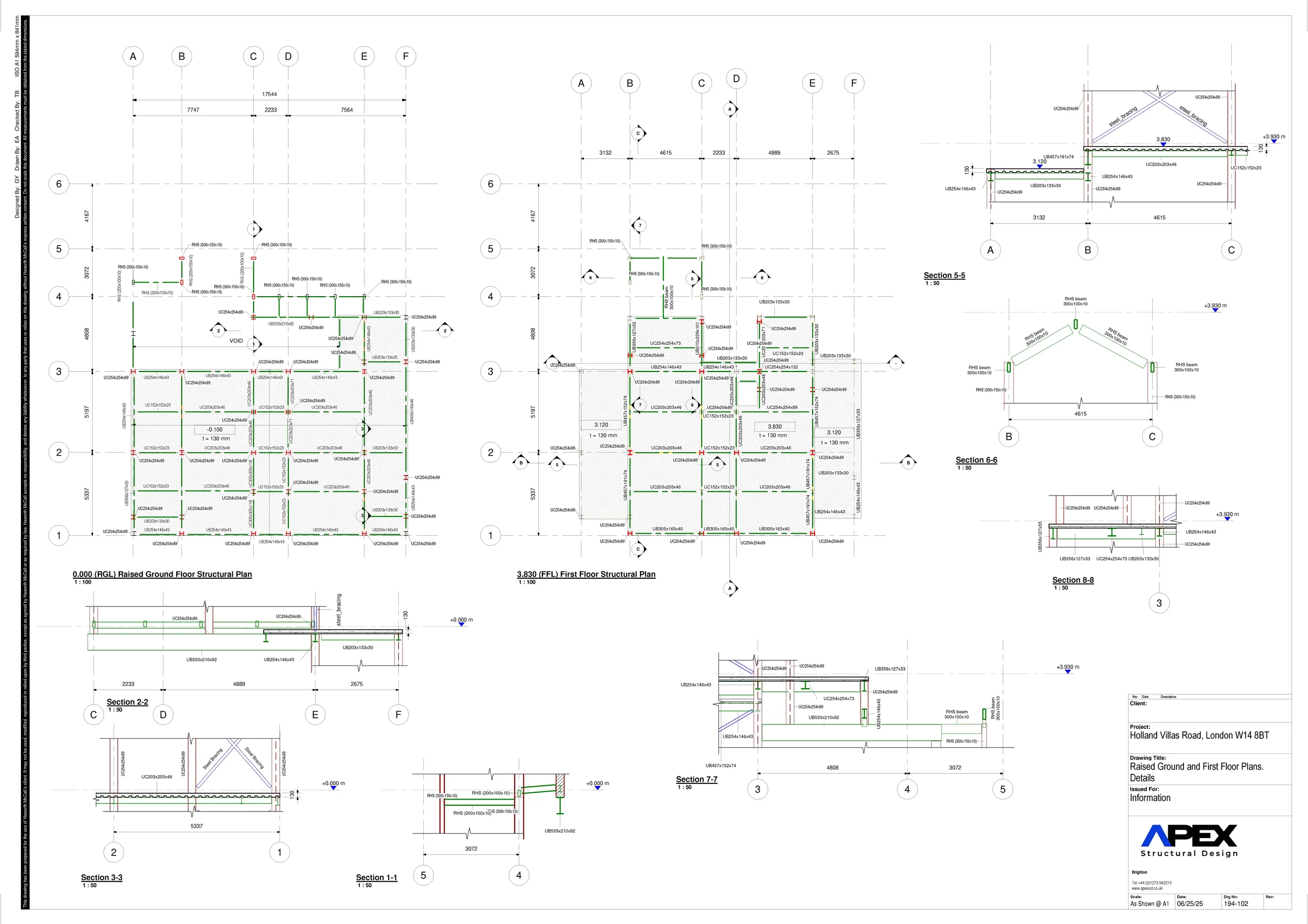 194-102 - Raised Ground and First Floor Plans- Details.webp