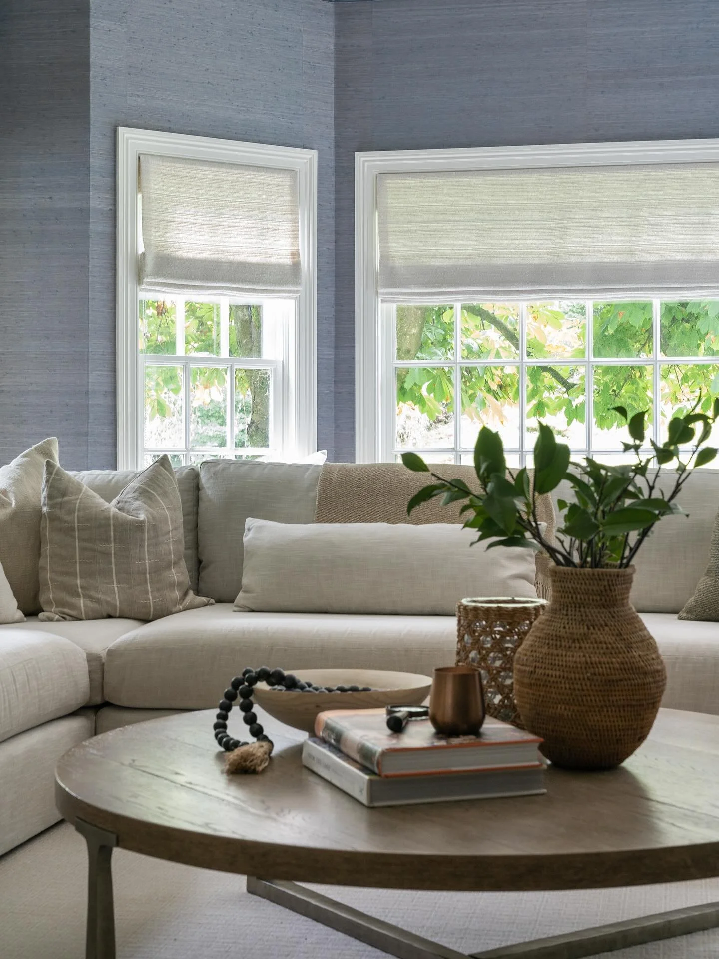 We were back at this home to check in on a recently completed outdoor project- and couldn’t resist another moment in the family room we designed. Every visit reminds us why we love it so much: it’s the warmest, coziest, and the ultimate s