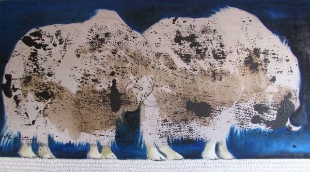 2011_two musk oxen_30_x60_.jpg
